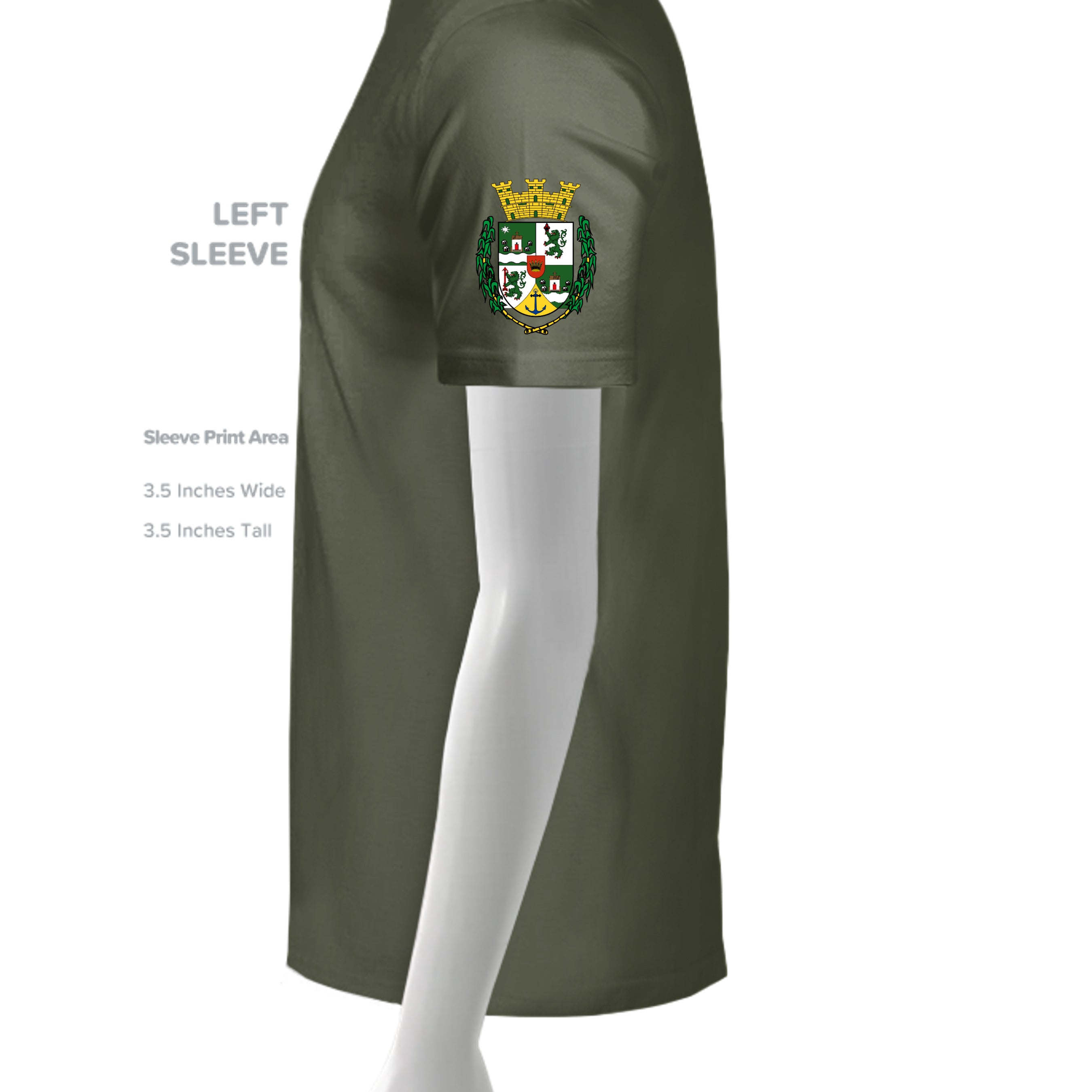 MILITARY GREEN - 3005 - SLEEVE_LEFT