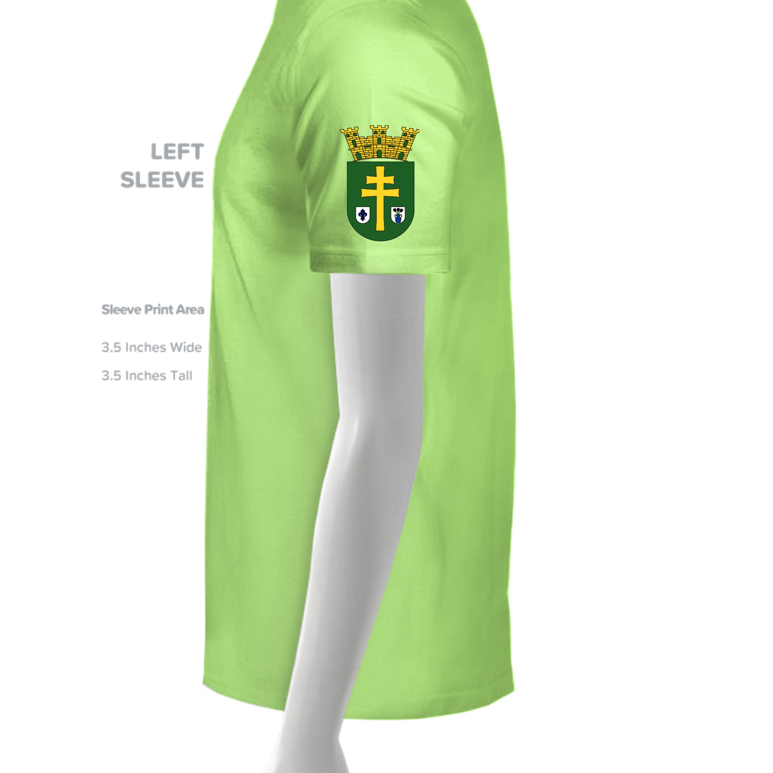 NEON GREEN - G500 - SLEEVE_LEFT
