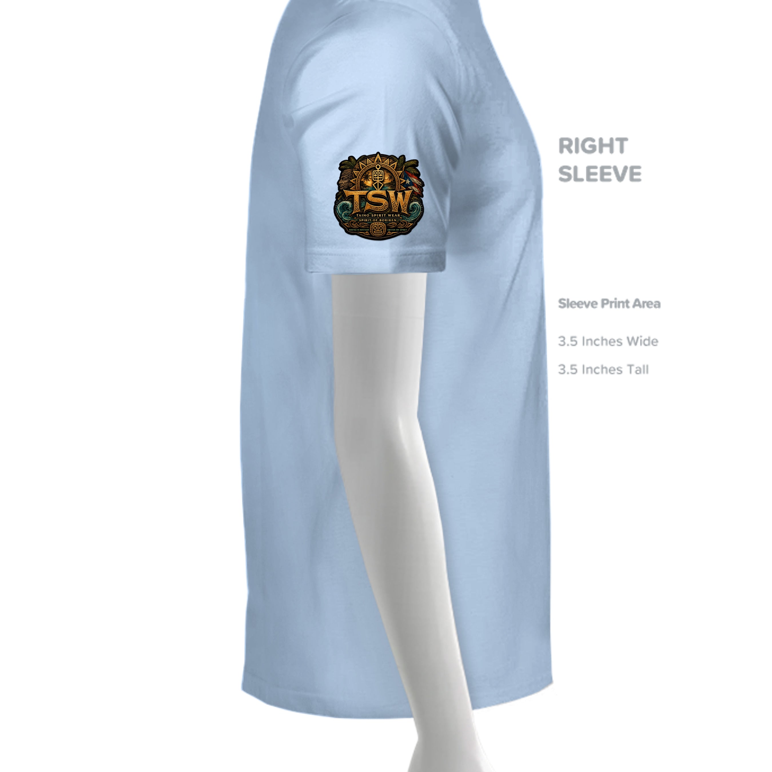 LIGHT BLUE - G500 - SLEEVE_RIGHT
