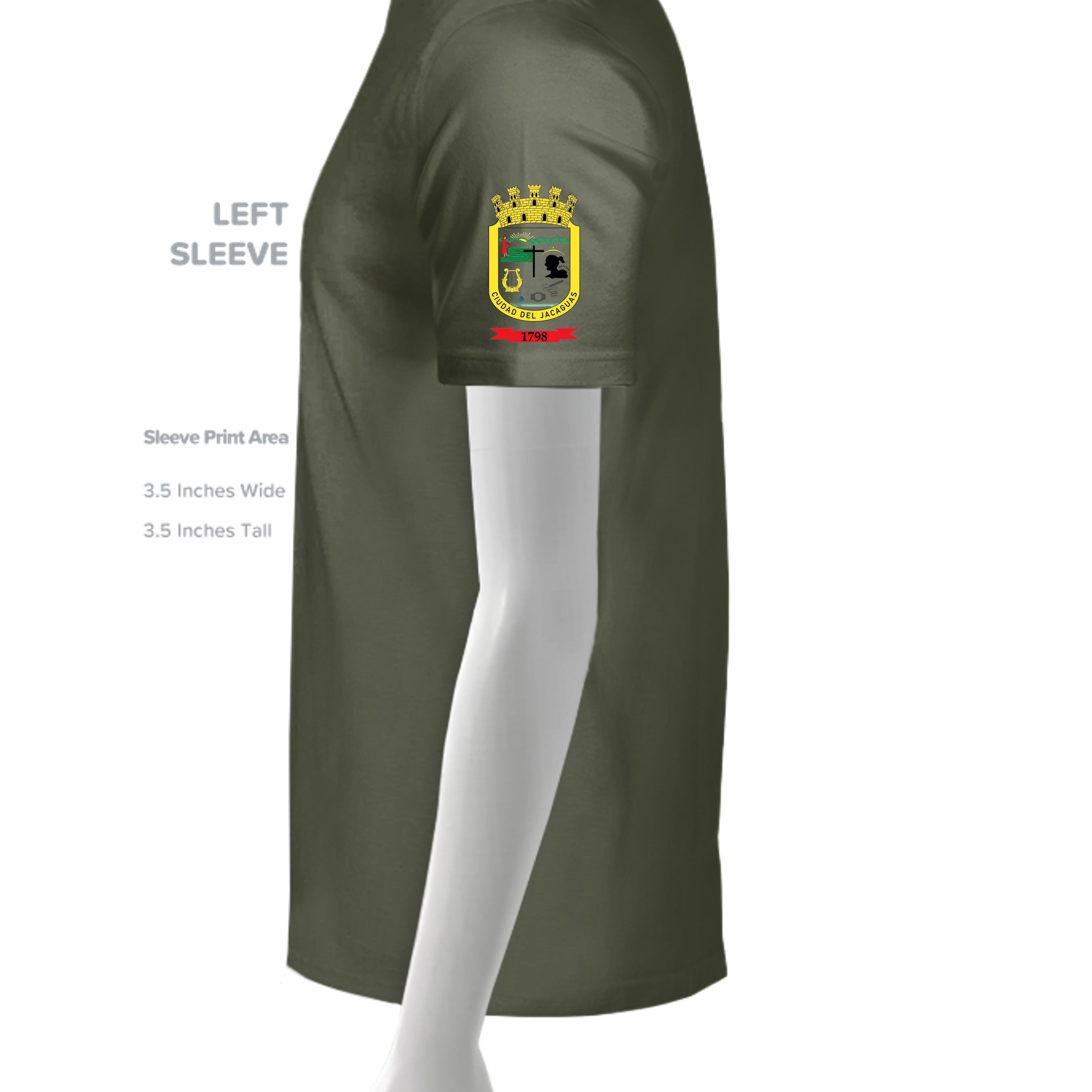MILITARY GREEN - 3005 - SLEEVE_LEFT