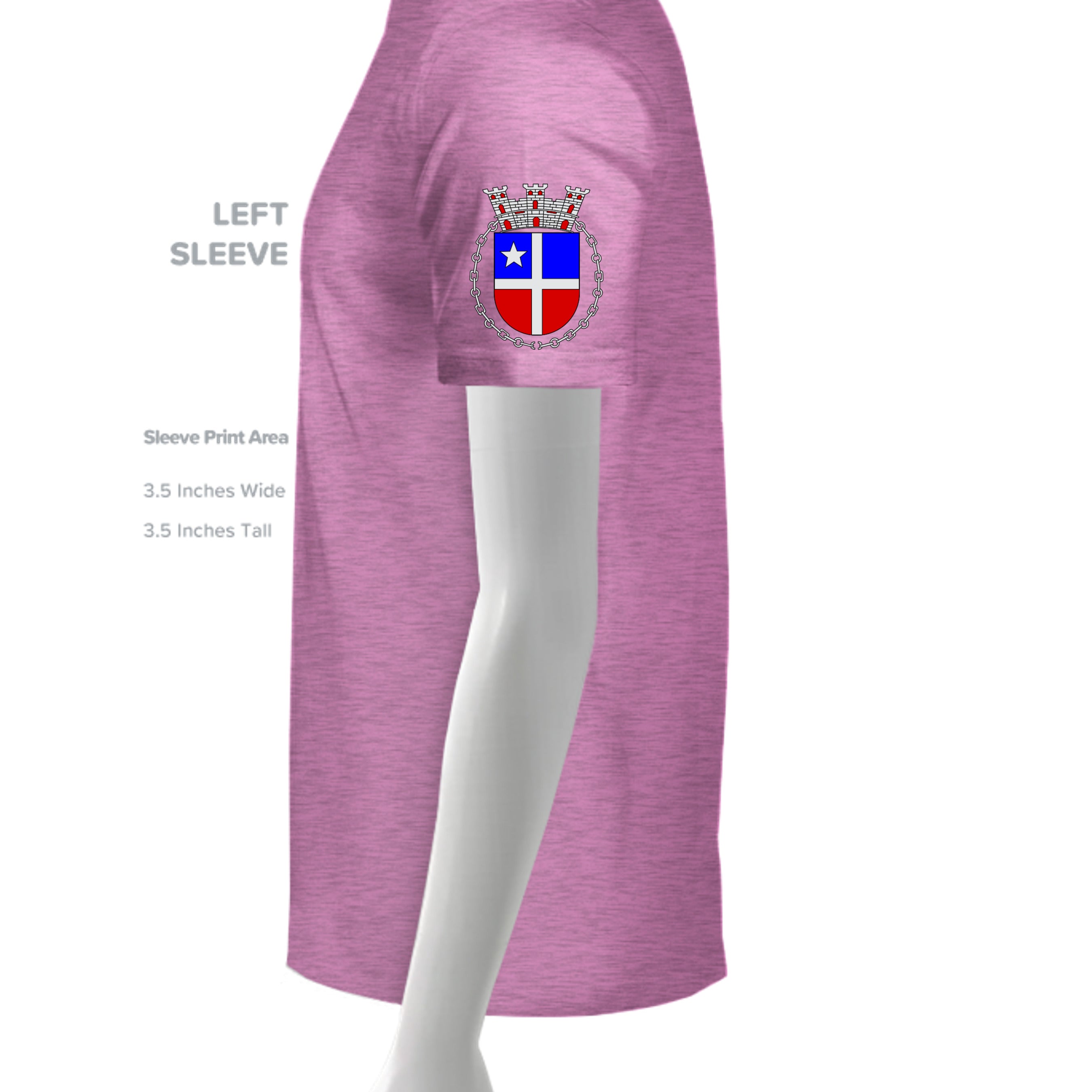 HEATHER RADIANT ORCHID - G500 - SLEEVE_LEFT