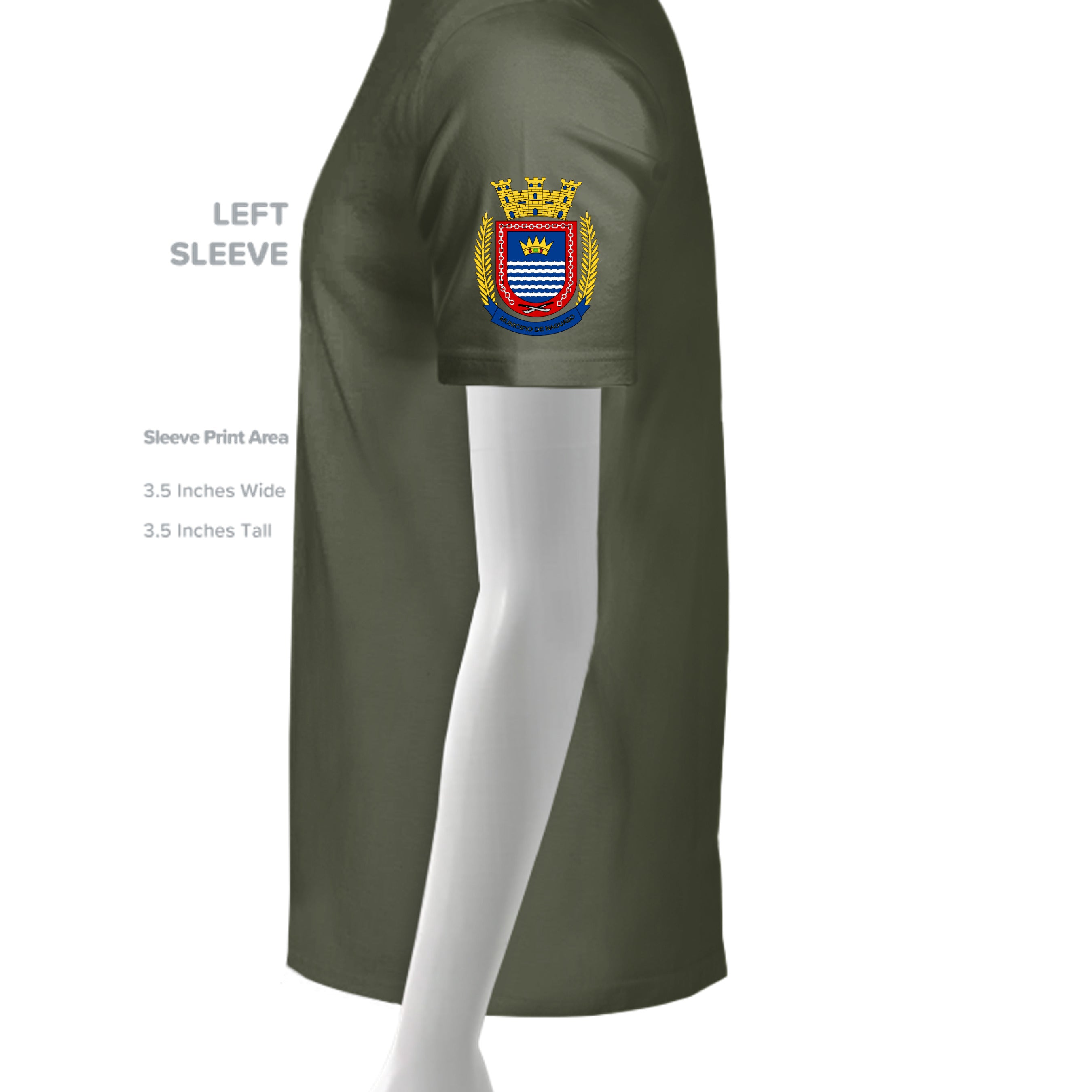 MILITARY GREEN - 3005 - SLEEVE_LEFT