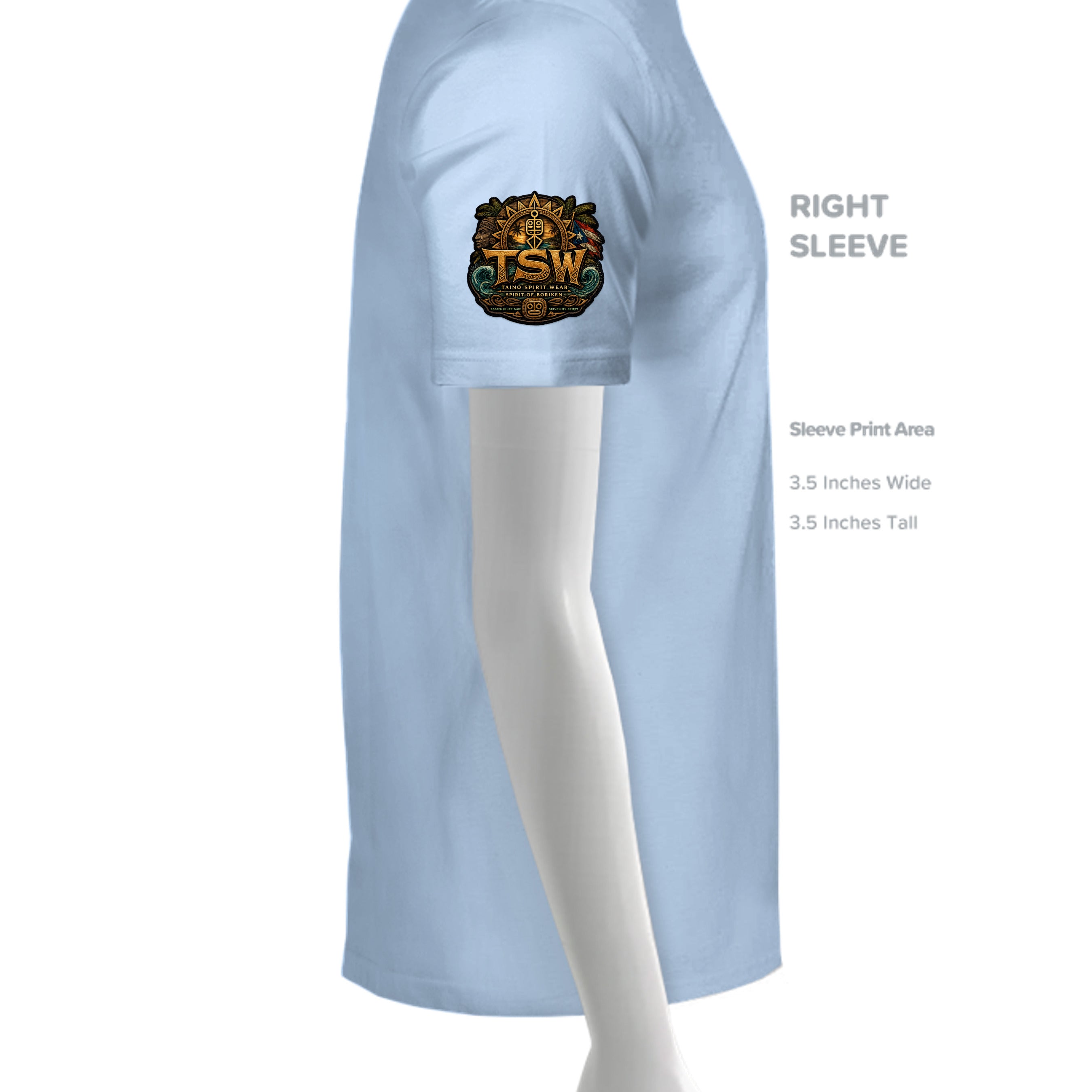 LIGHT BLUE - G500 - SLEEVE_RIGHT