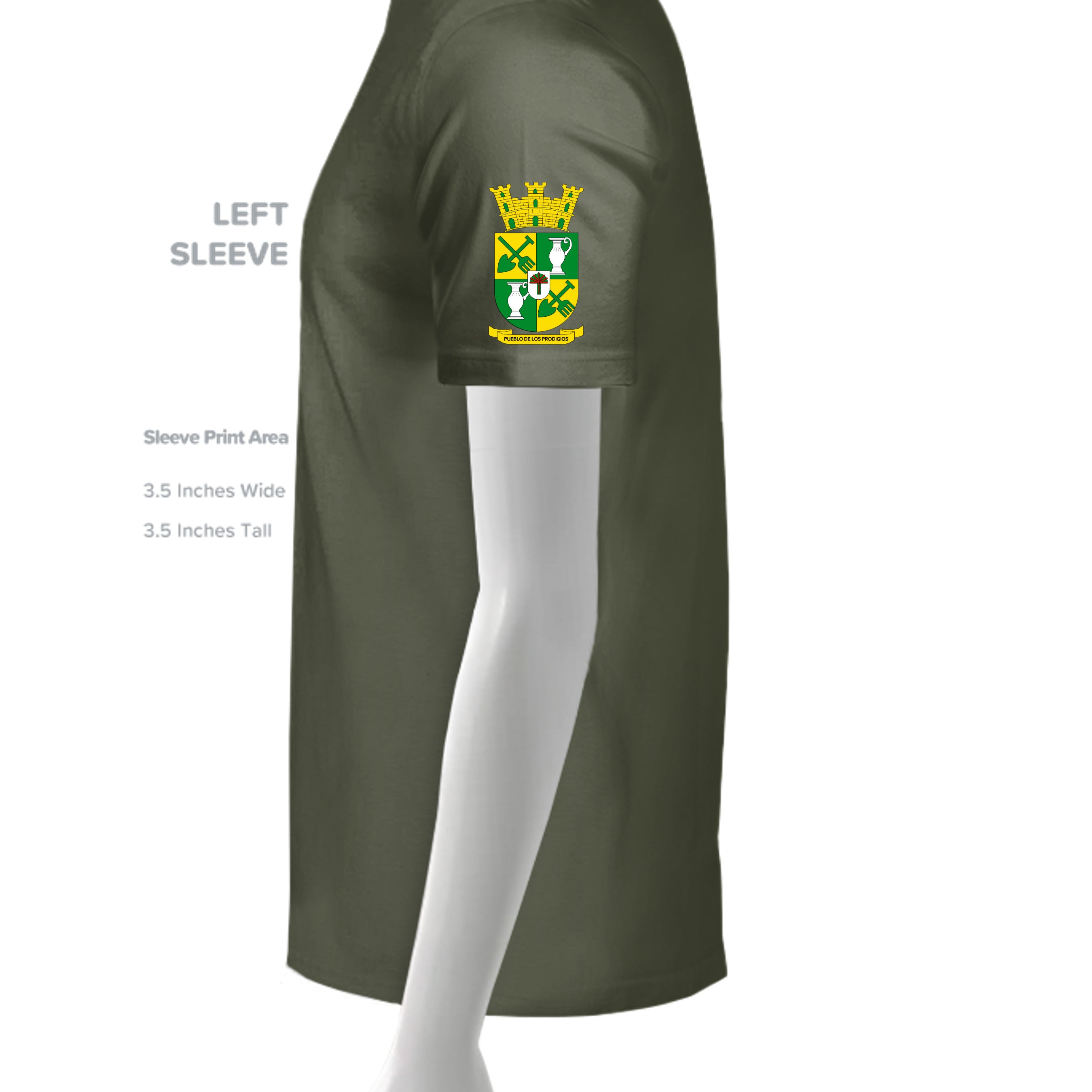 MILITARY GREEN - 3005 - SLEEVE_LEFT