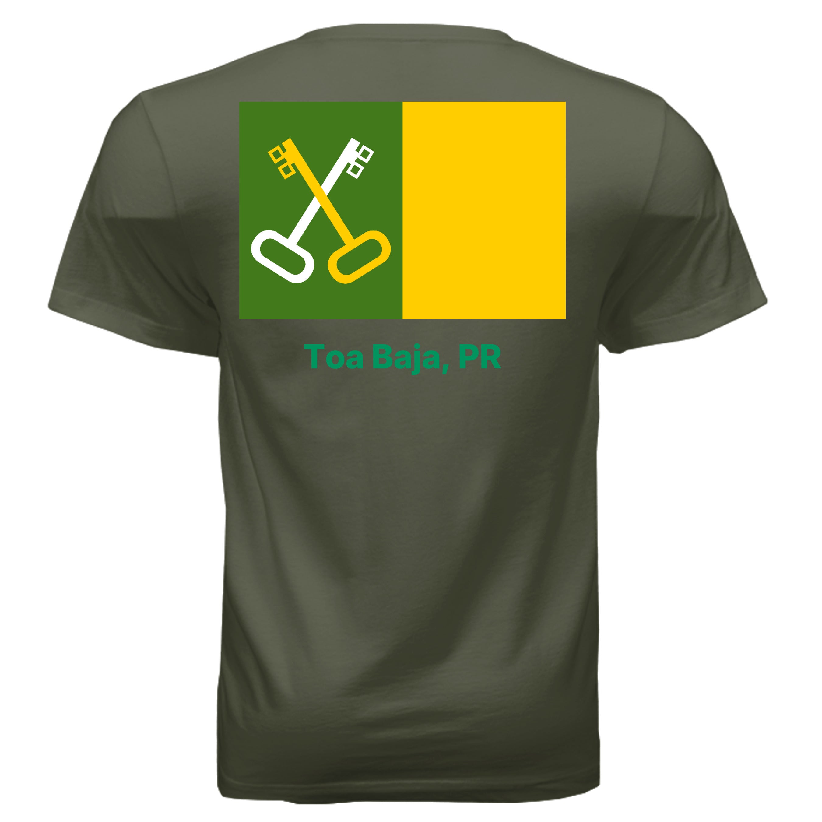 MILITARY GREEN - 3005 - BACK