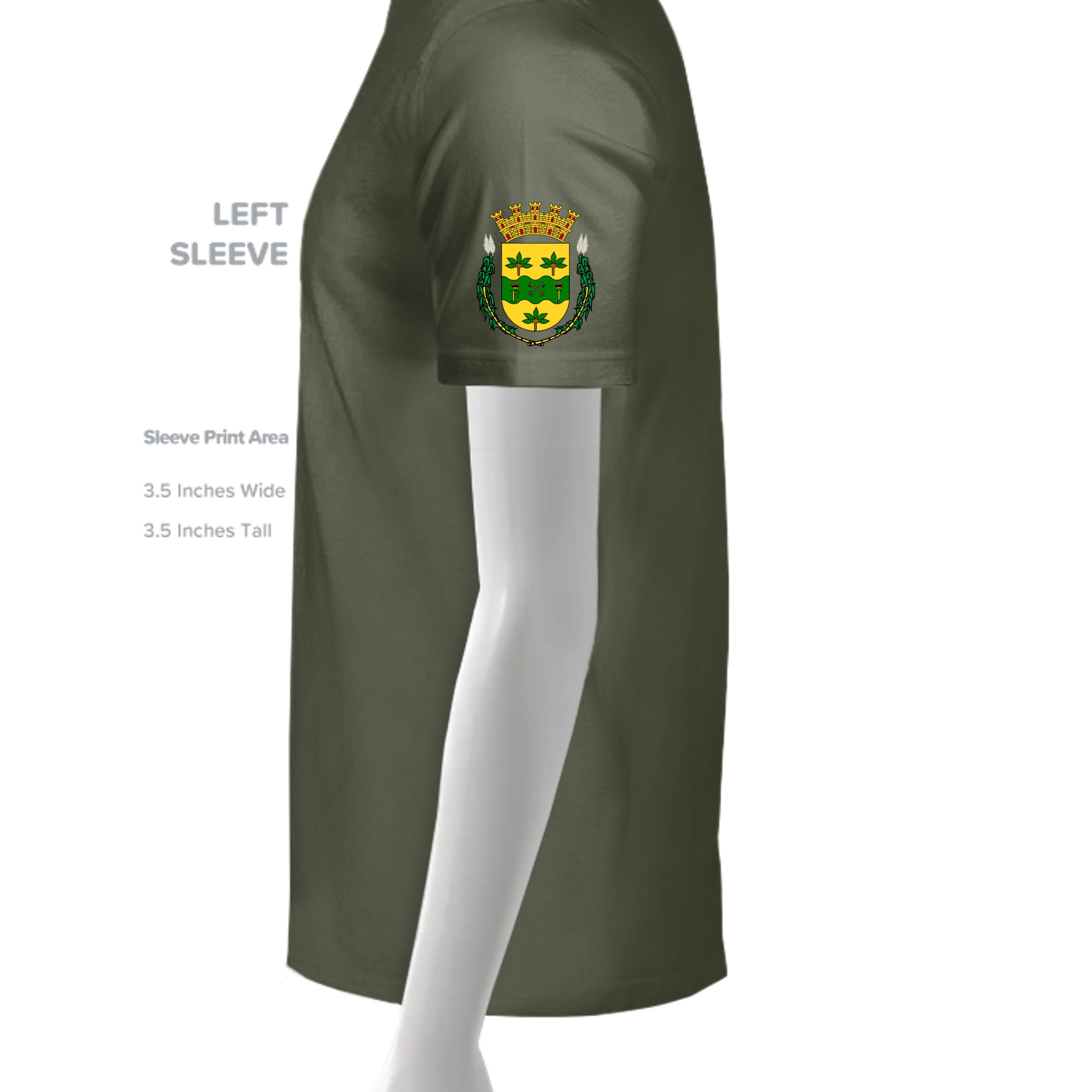 MILITARY GREEN - 3005 - SLEEVE_LEFT