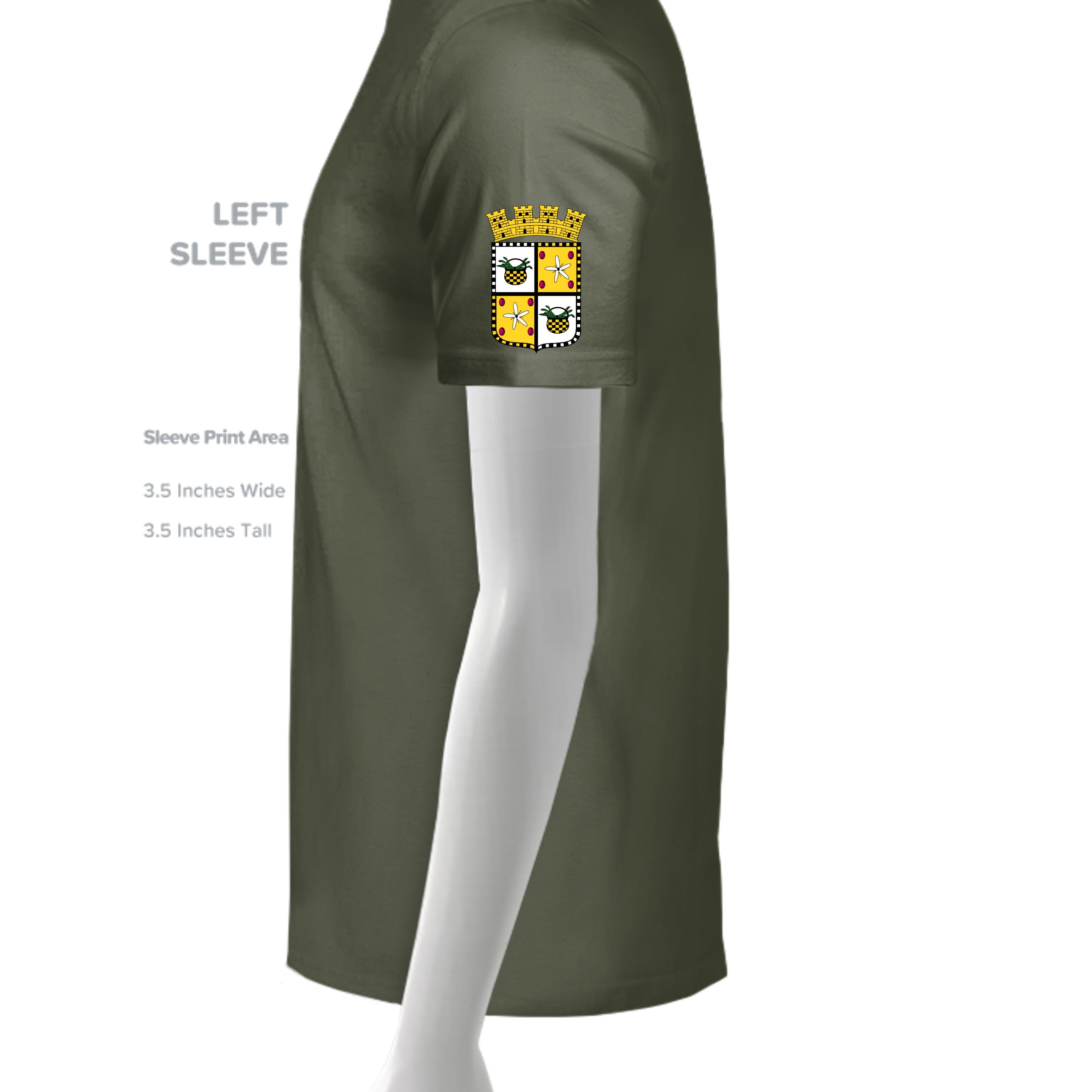 MILITARY GREEN - 3005 - SLEEVE_LEFT