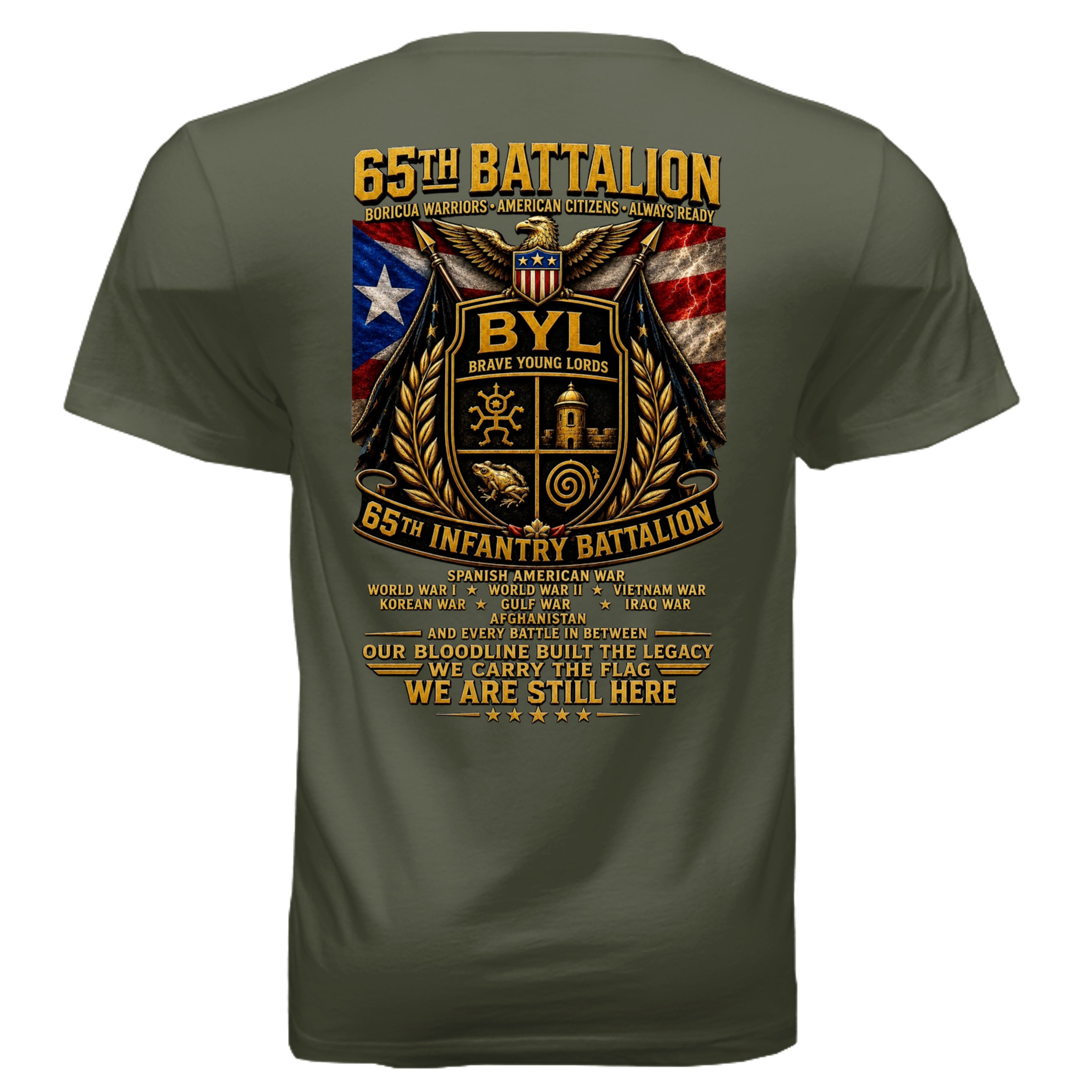 MILITARY GREEN - 3005 - BACK
