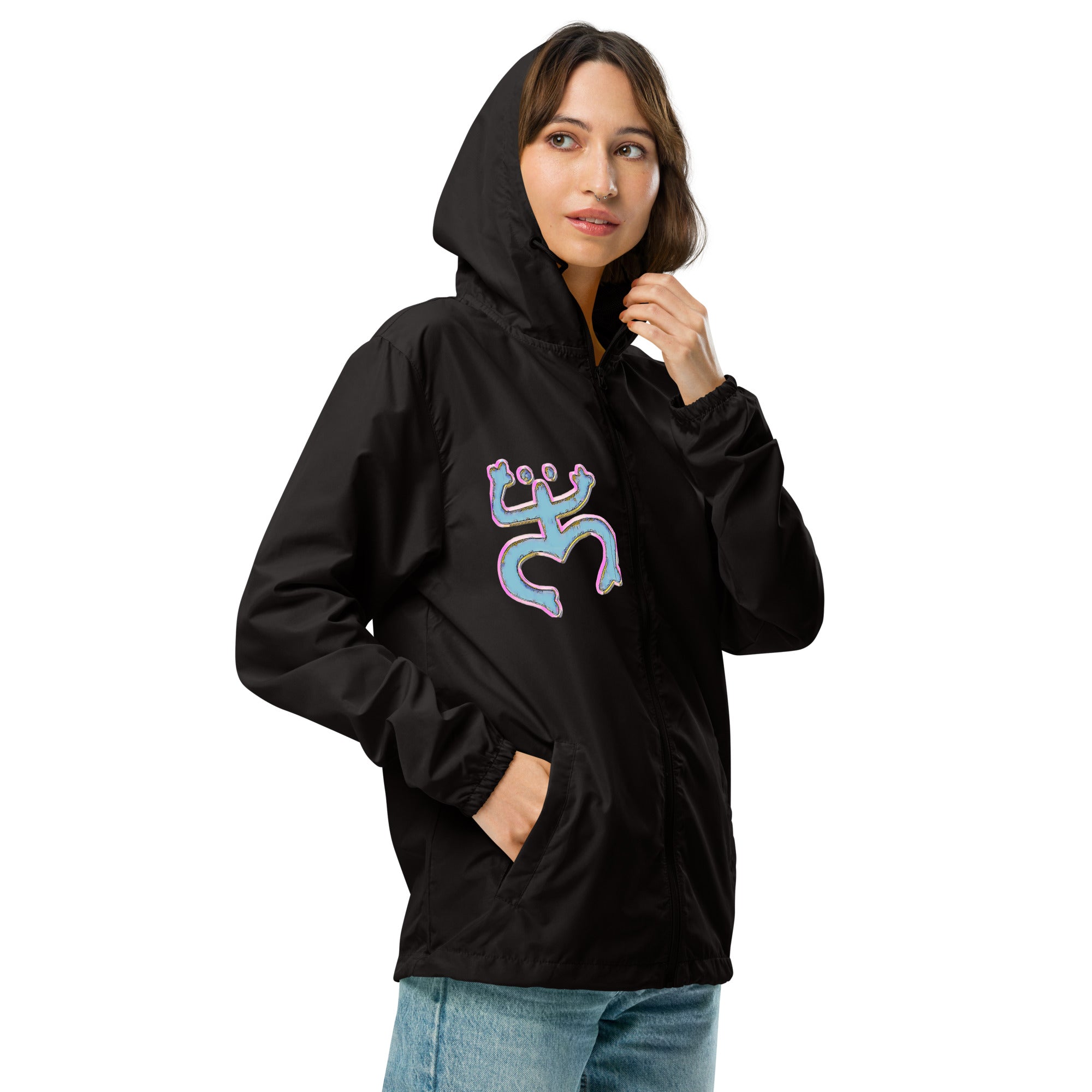 Taino Coqui/Taino Sun Unisex lightweight zip up windbreaker