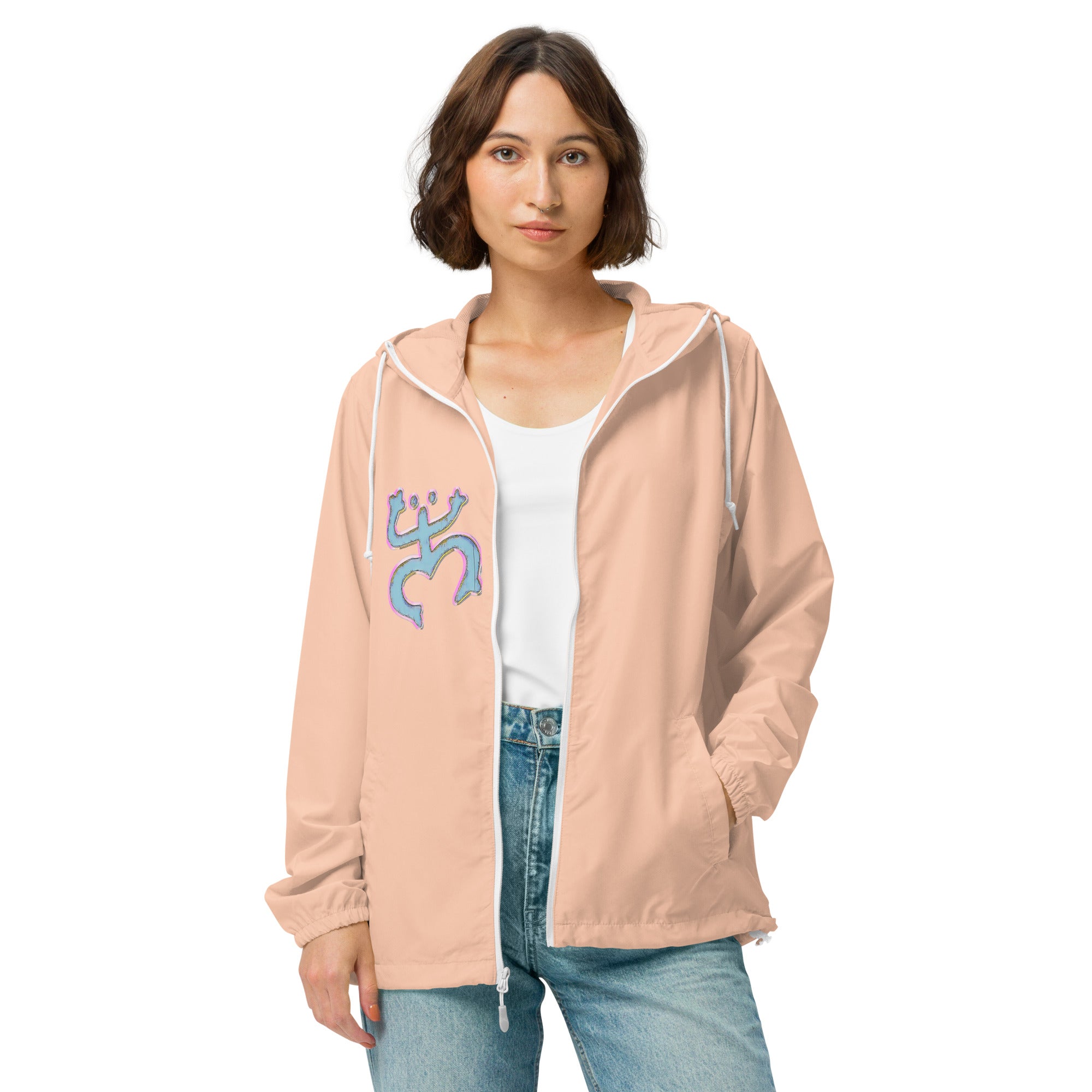 Taino Coqui/Taino Sun Unisex lightweight zip up windbreaker