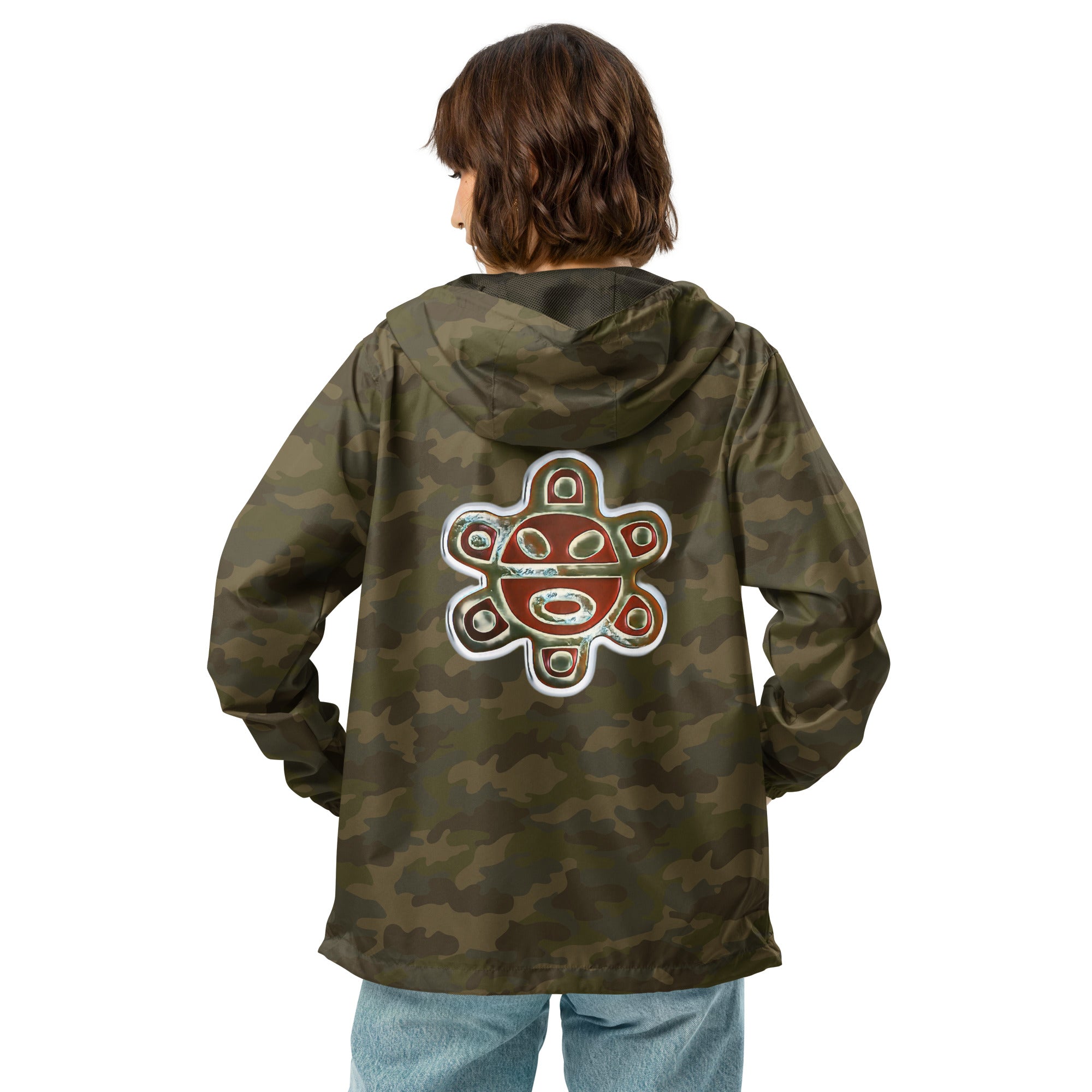 Taino Coqui/Taino Sun Unisex lightweight zip up windbreaker