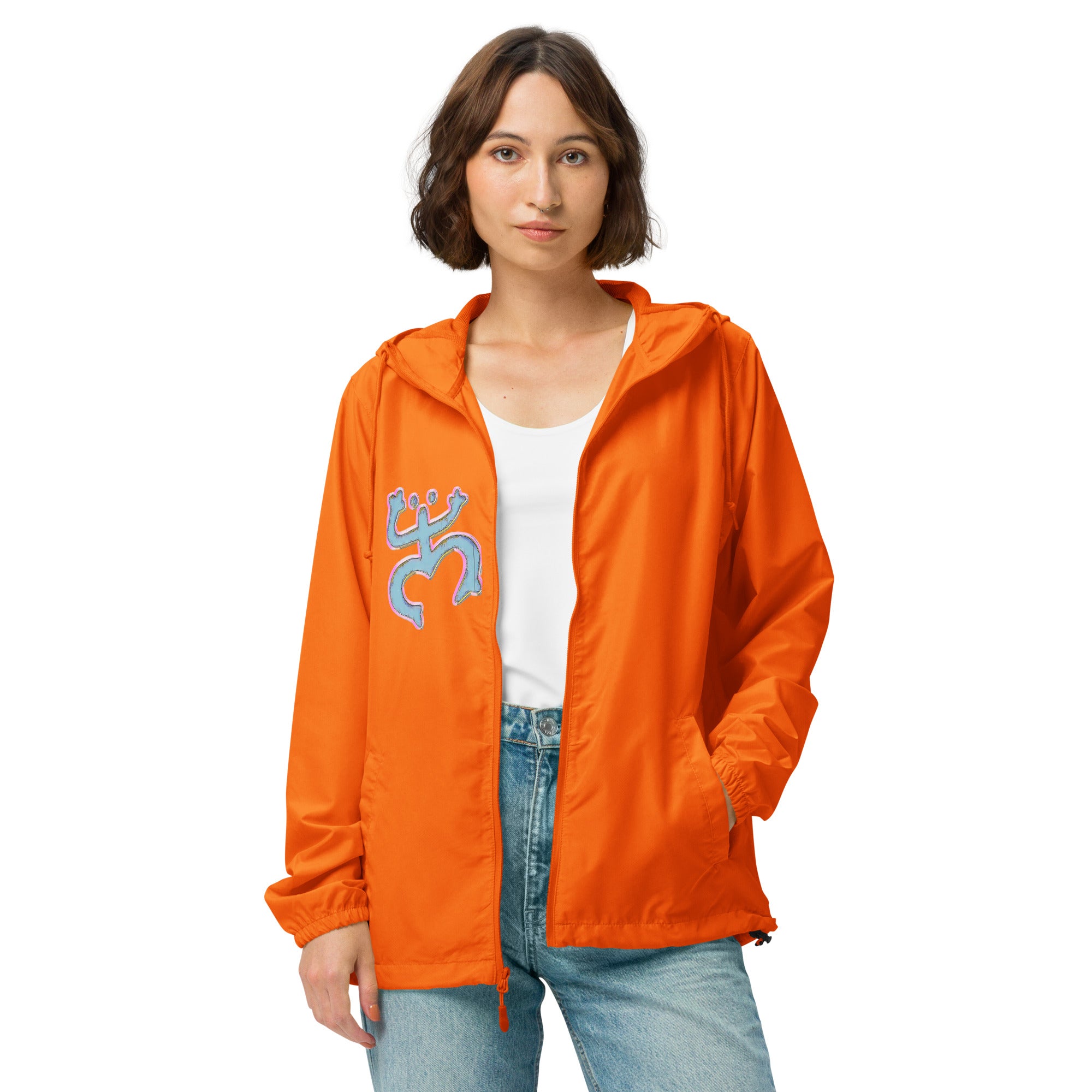 Taino Coqui/Taino Sun Unisex lightweight zip up windbreaker