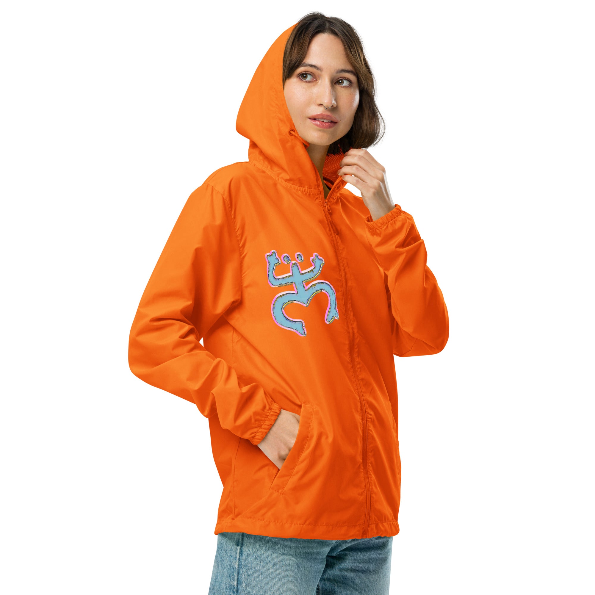 Taino Coqui/Taino Sun Unisex lightweight zip up windbreaker