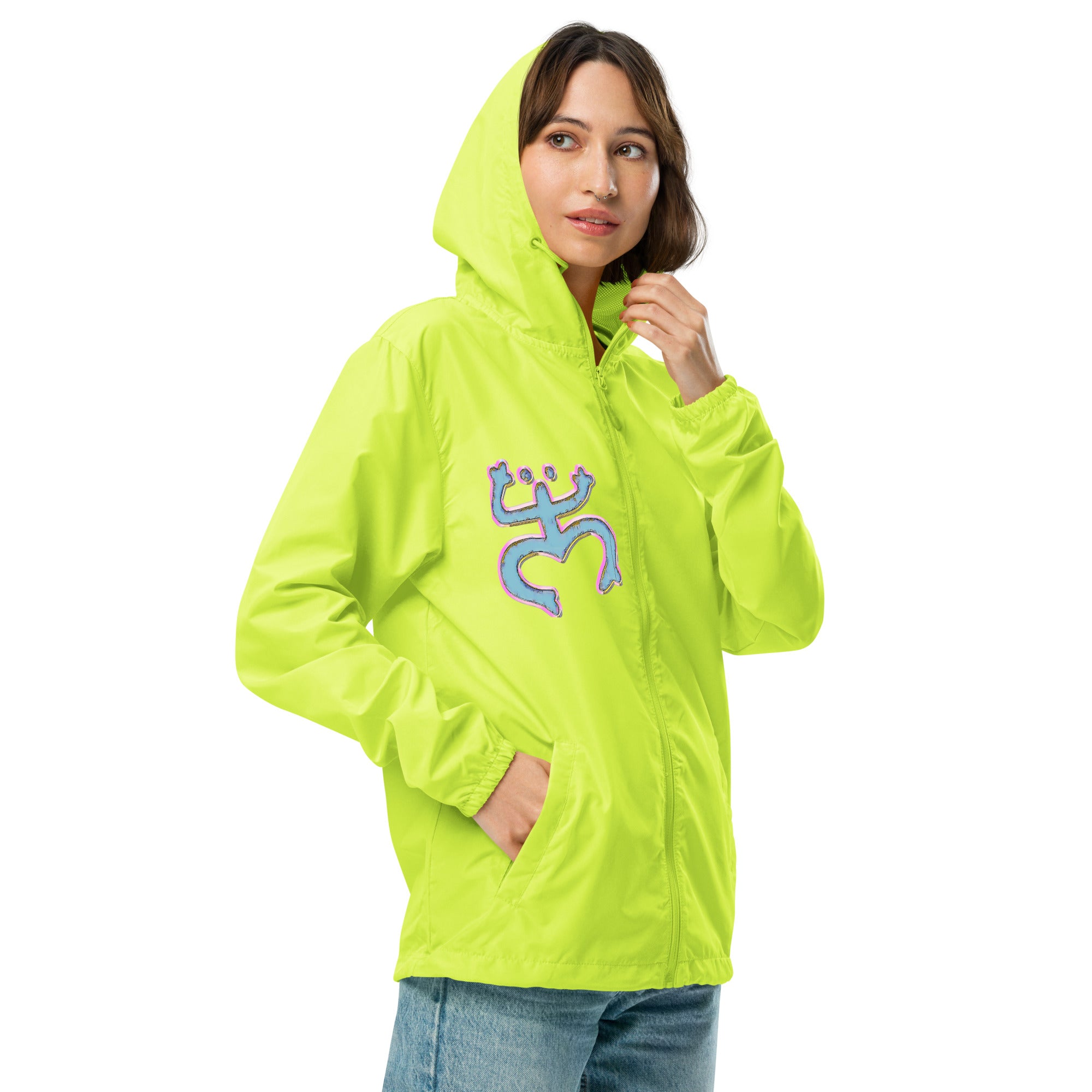 Taino Coqui/Taino Sun Unisex lightweight zip up windbreaker