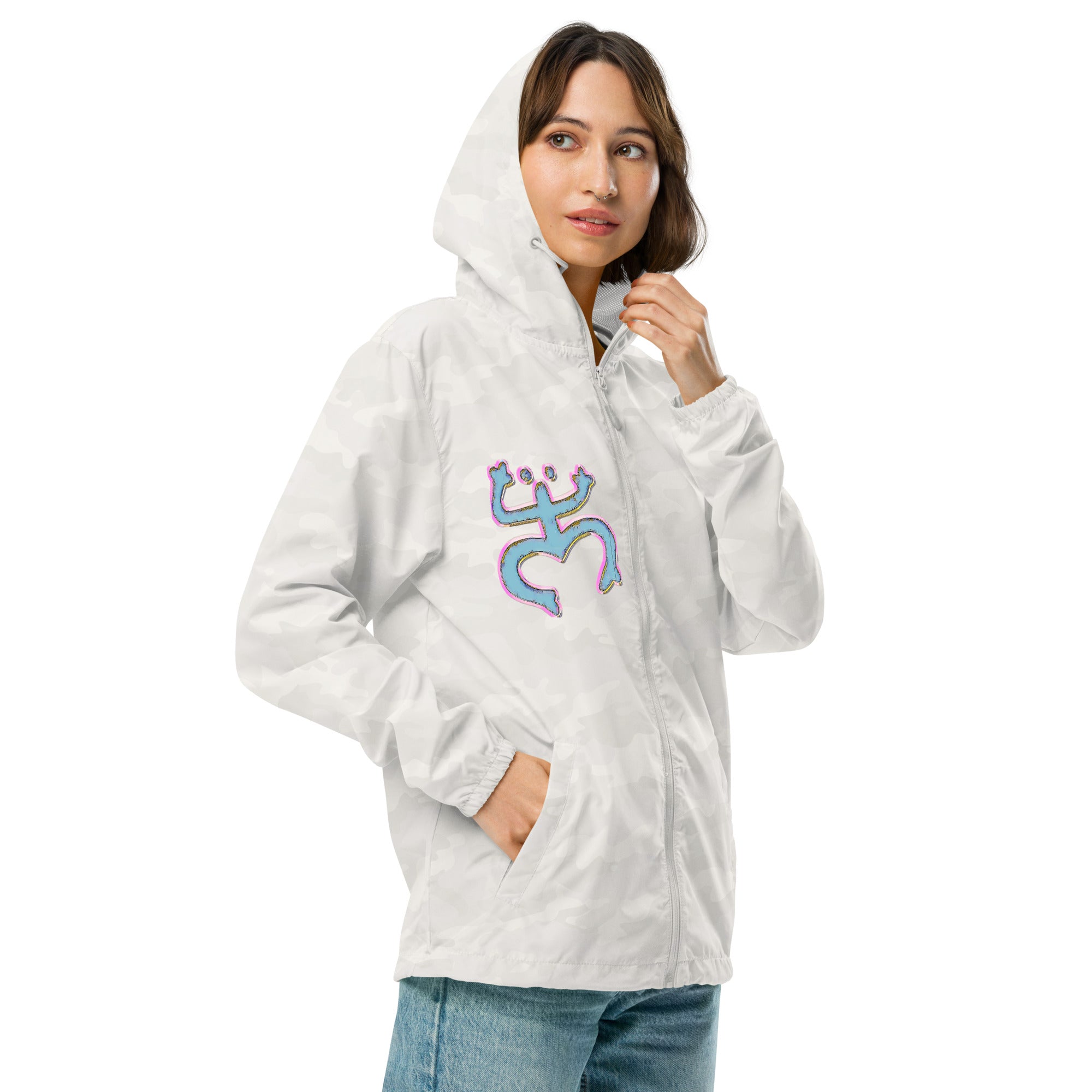Taino Coqui/Taino Sun Unisex lightweight zip up windbreaker