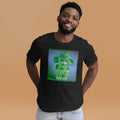 Taino Green Zemi- Blue Sky Unisex t-shirt