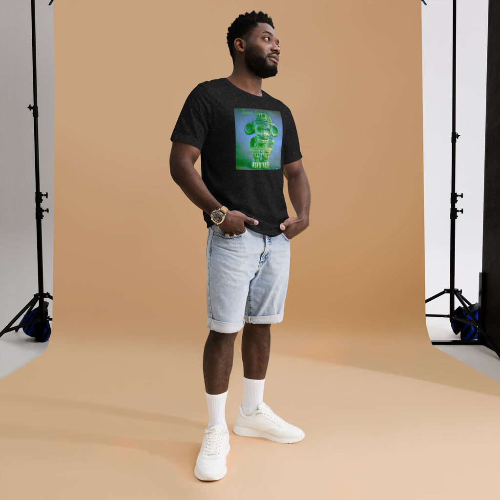 Taino Green Zemi- Blue Sky Unisex t-shirt
