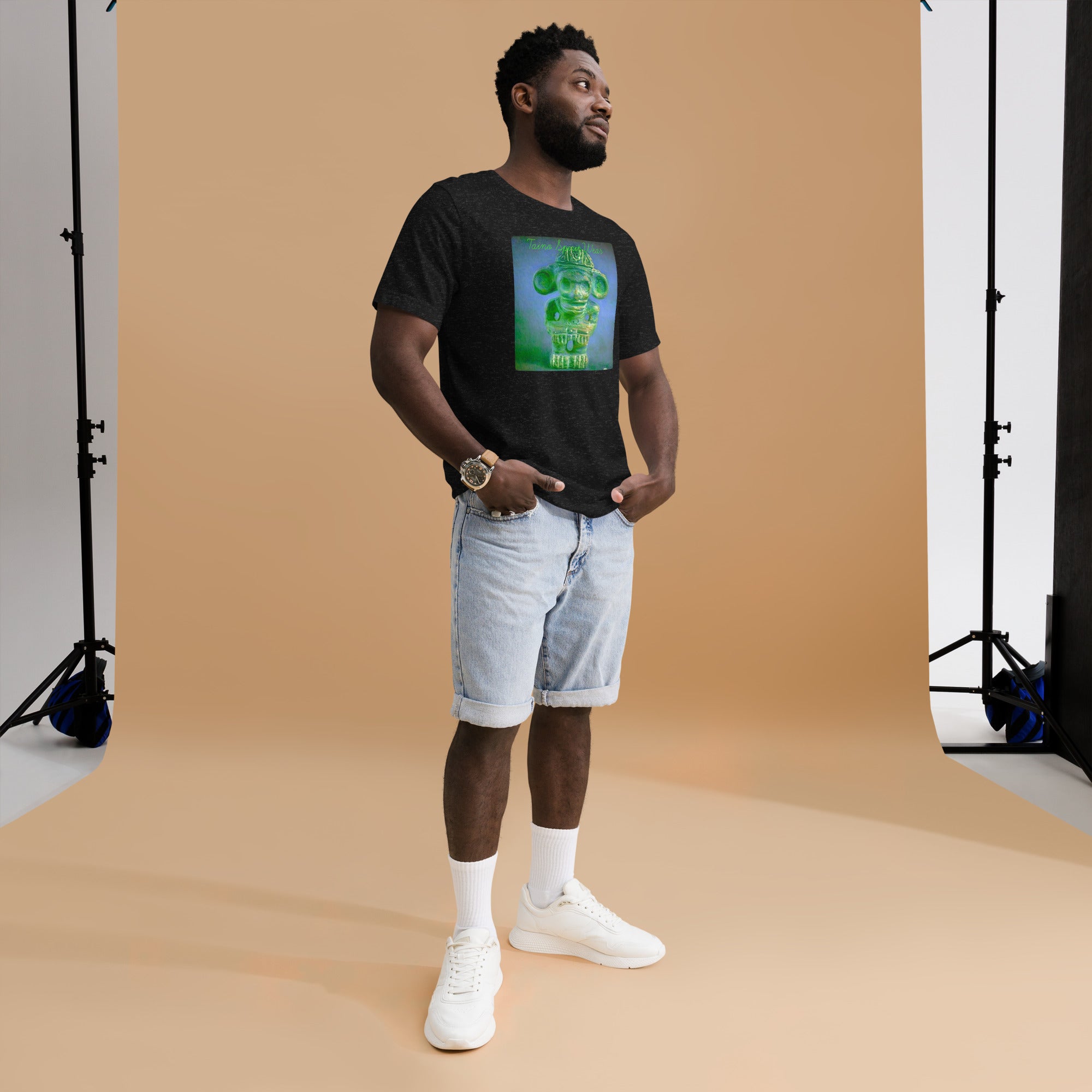 Taino Green Zemi- Blue Sky Unisex t-shirt
