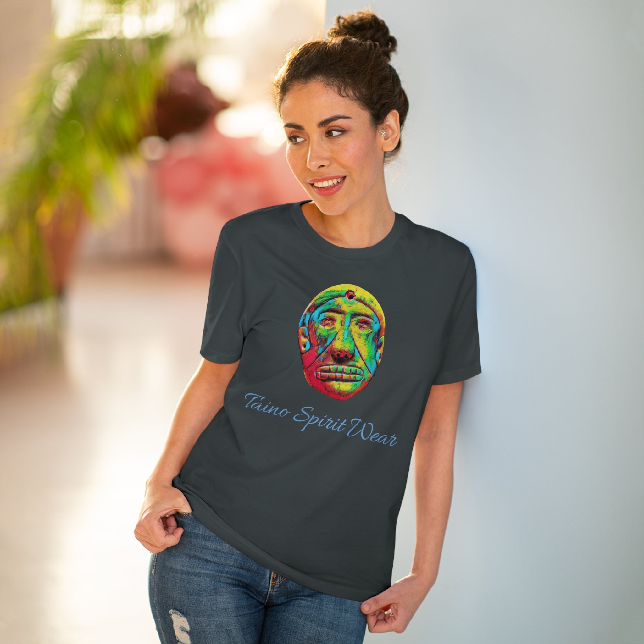 Taino Multicolored Artifact Organic Creator T-shirt - Unisex