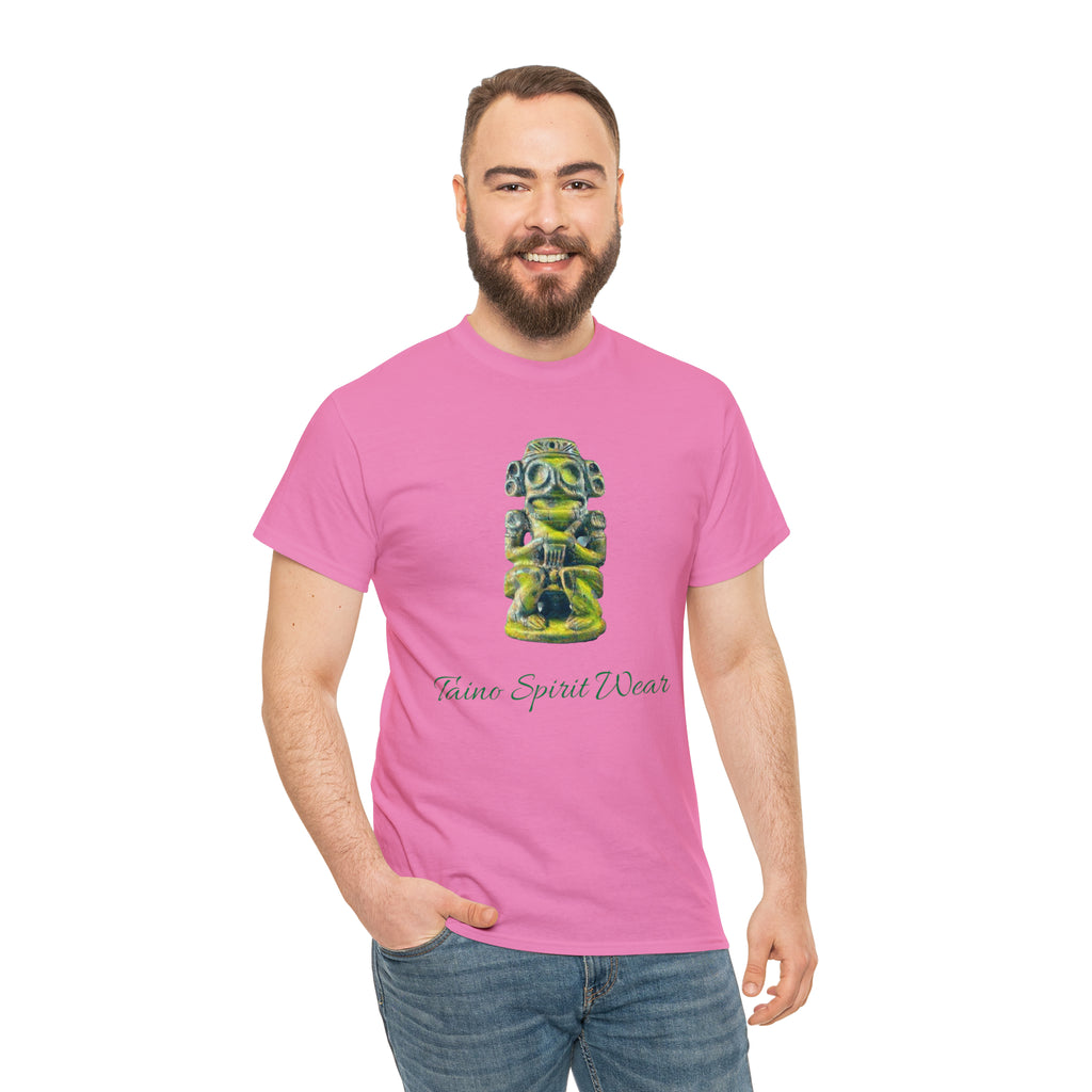 Taino Green Zemi Unisex Heavy Cotton Tee