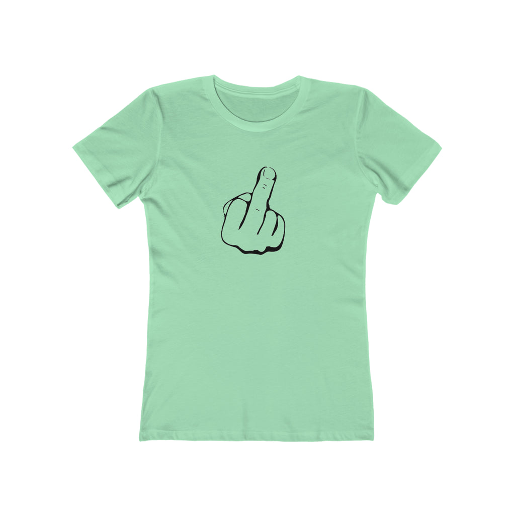 The Middle Finger Women's The Boyfriend Tee