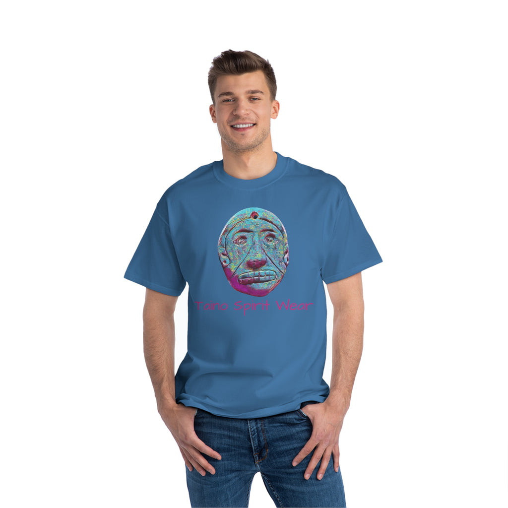 Blue Taino Artifact Beefy-T®  Short-Sleeve T-Shirt