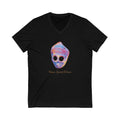 Taino Artifact Unisex Jersey Short Sleeve V-Neck Tee