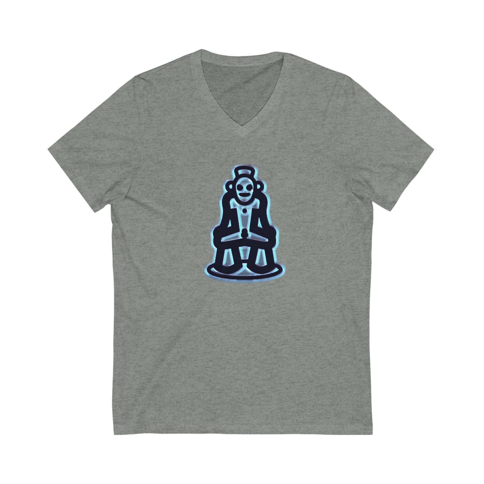 Taino Symbolism Unisex Jersey Short Sleeve V-Neck Tee