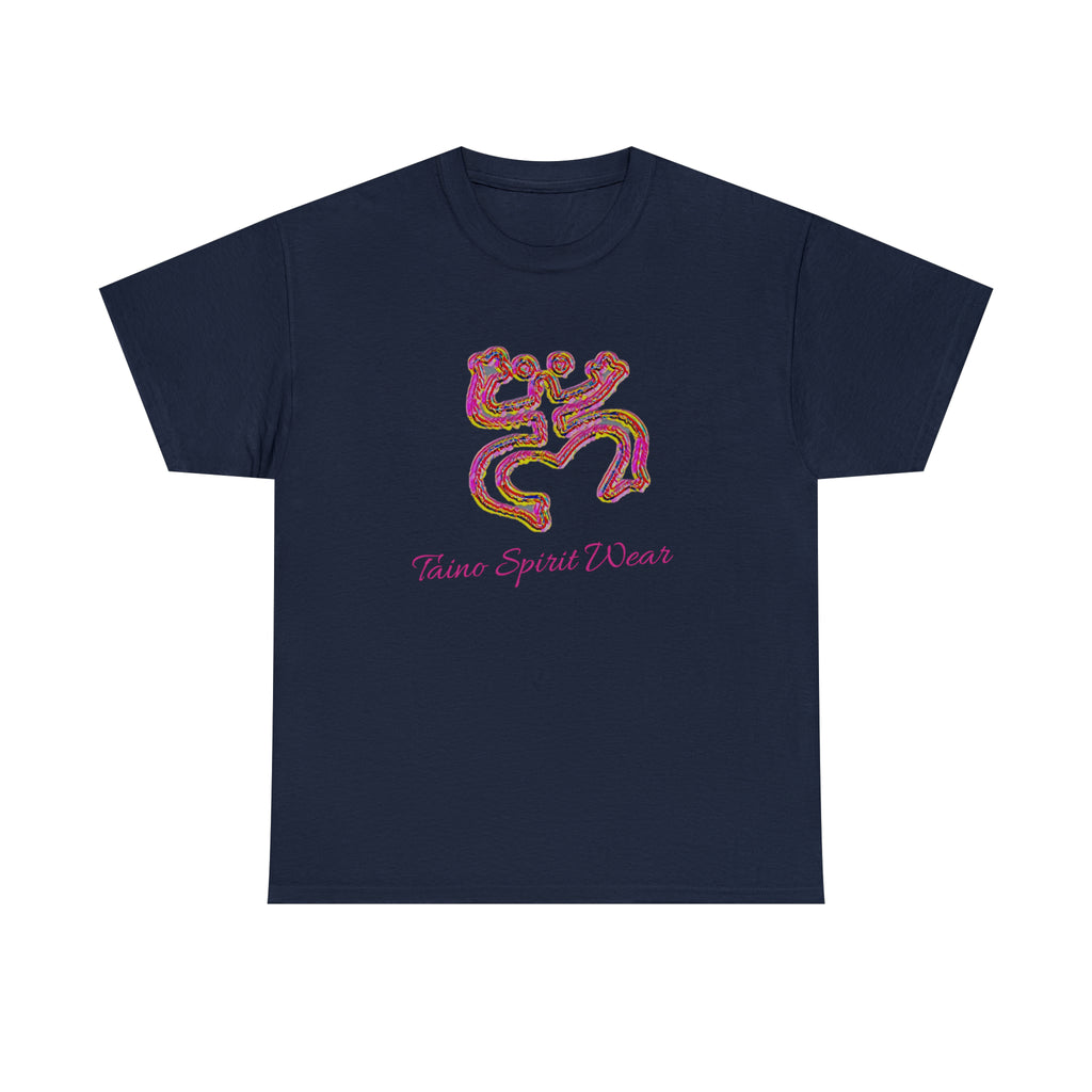 Taino/Puerto Rican Red Coqui Unisex Heavy Cotton Tee