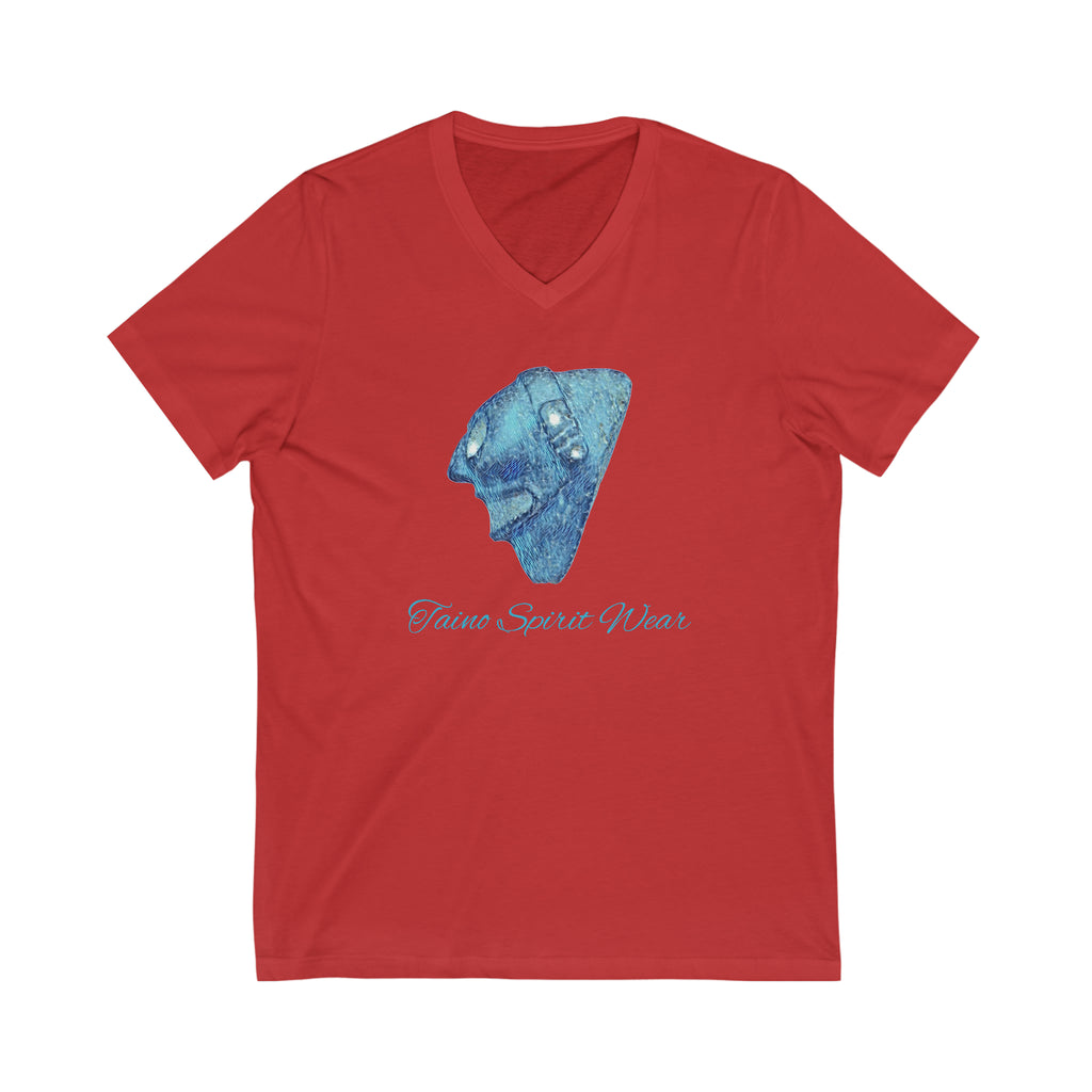 Taino Trigonolito Unisex Jersey Short Sleeve V-Neck Tee