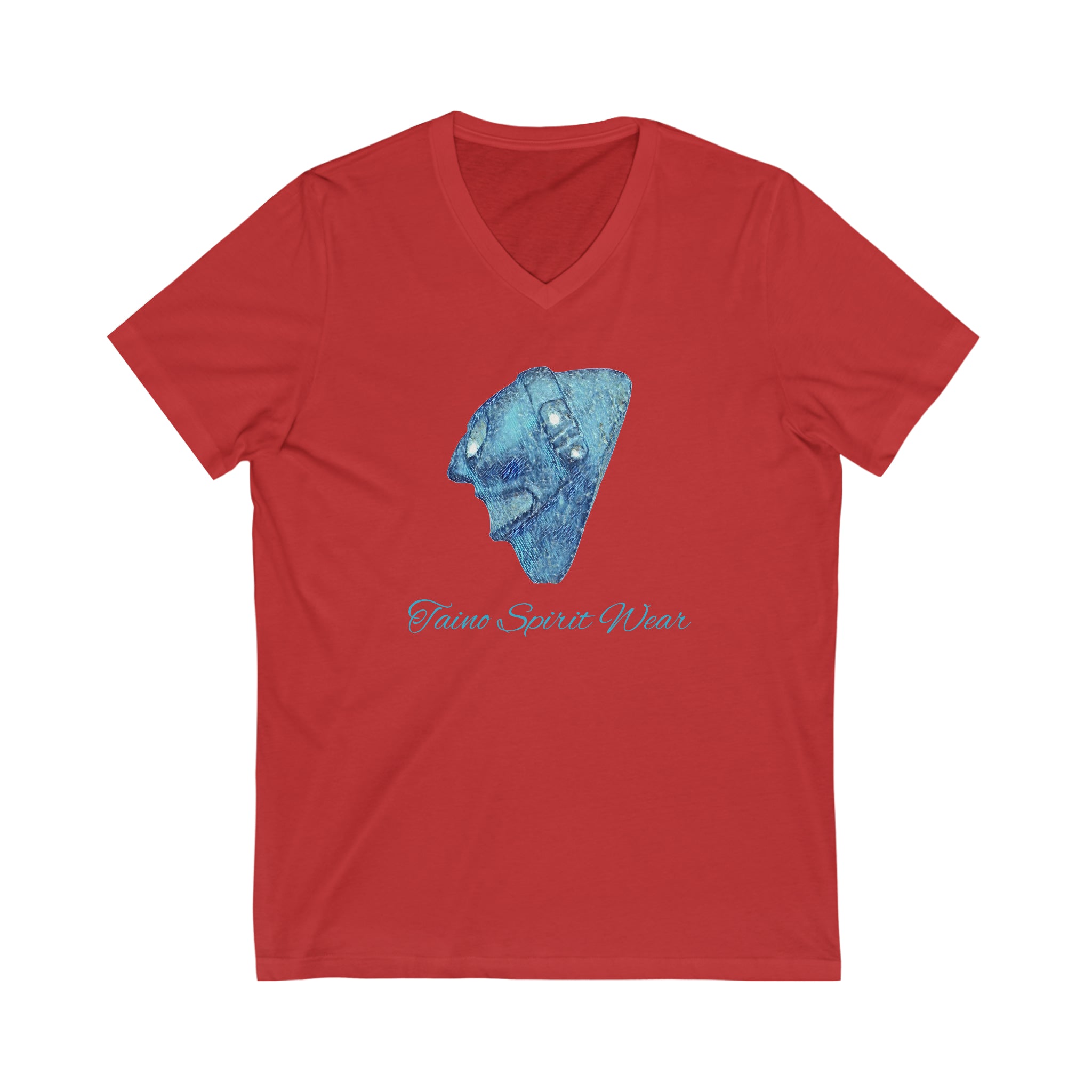 Taino Trigonolito Unisex Jersey Short Sleeve V-Neck Tee