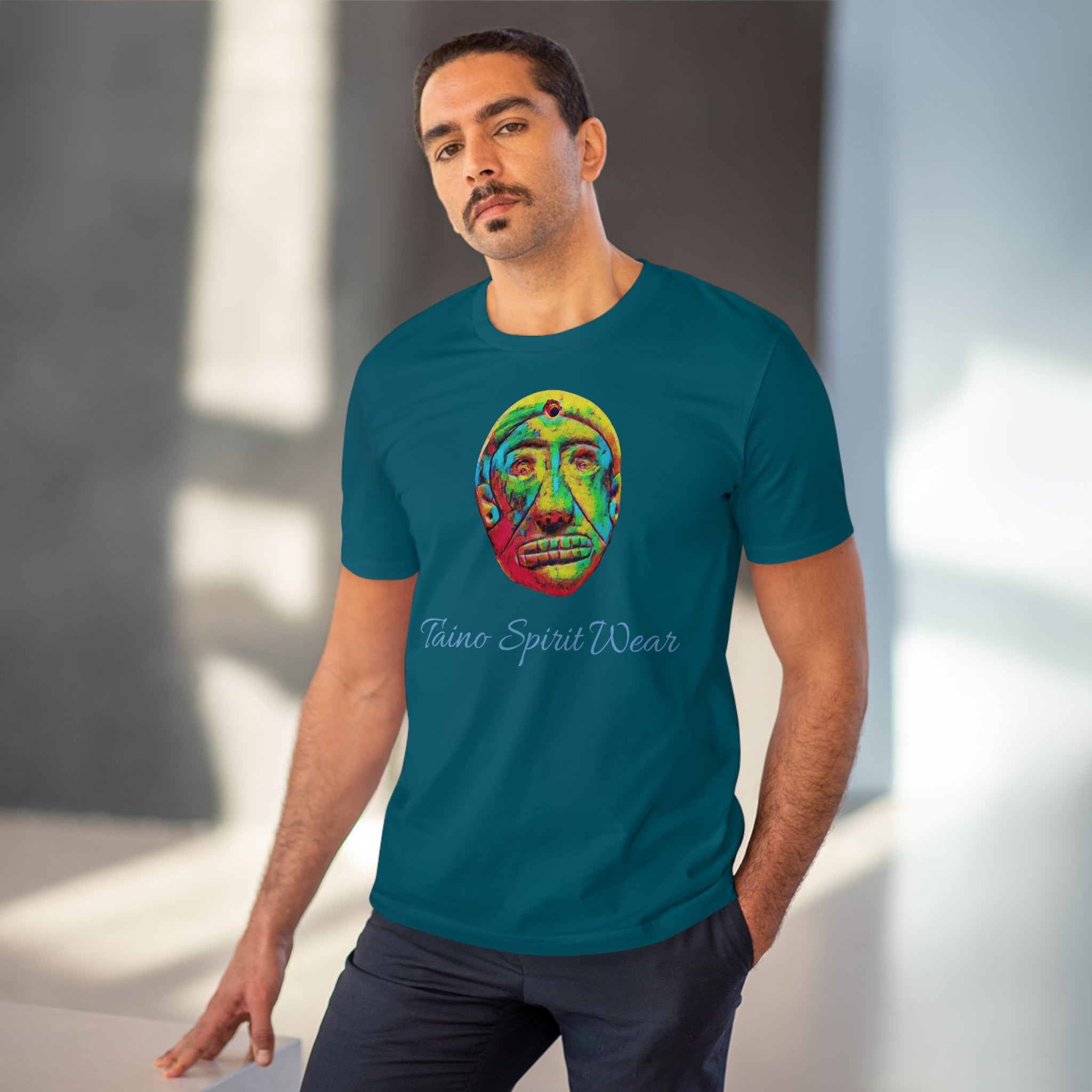 Taino Multicolored Artifact Organic Creator T-shirt - Unisex
