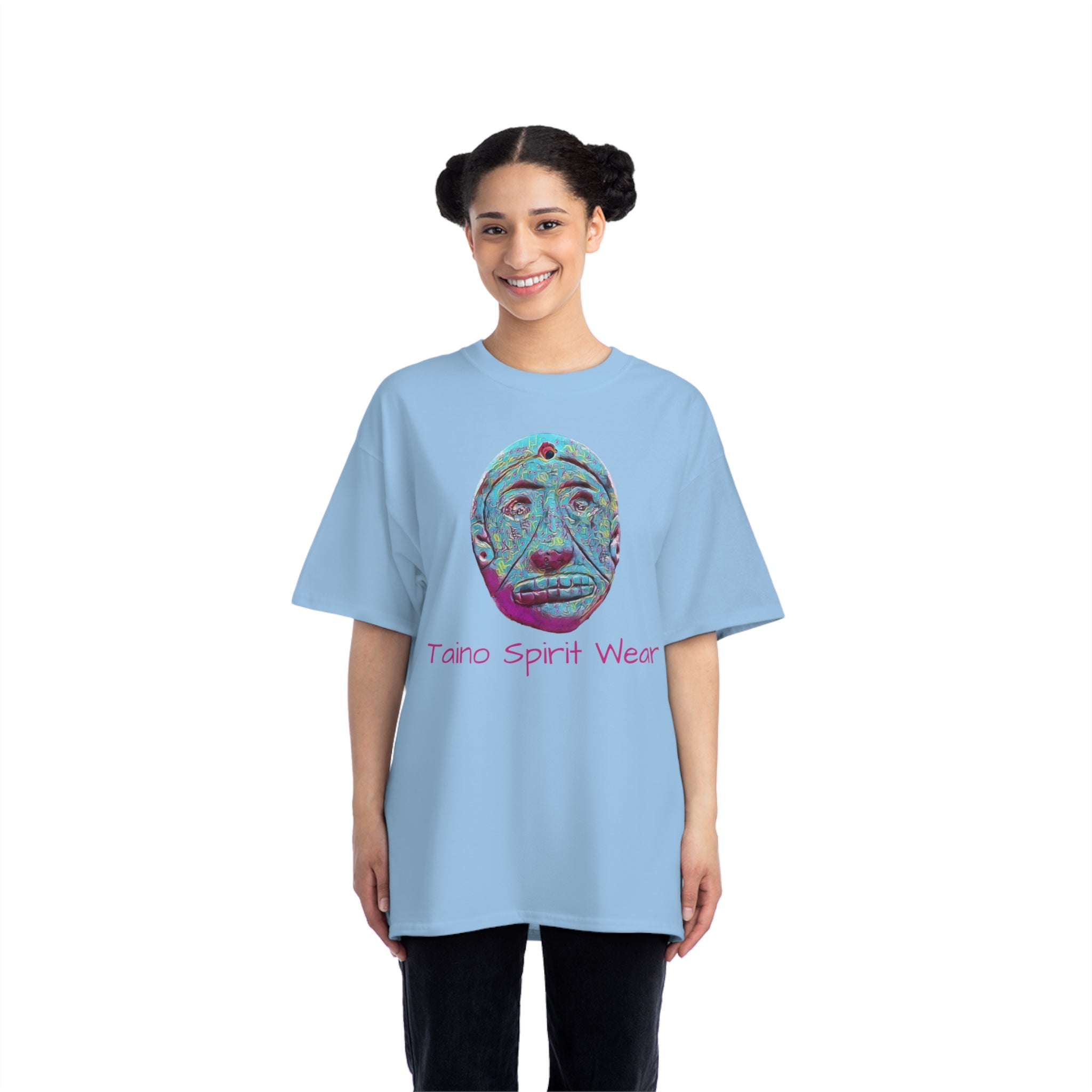 Blue Taino Artifact Beefy-T®  Short-Sleeve T-Shirt