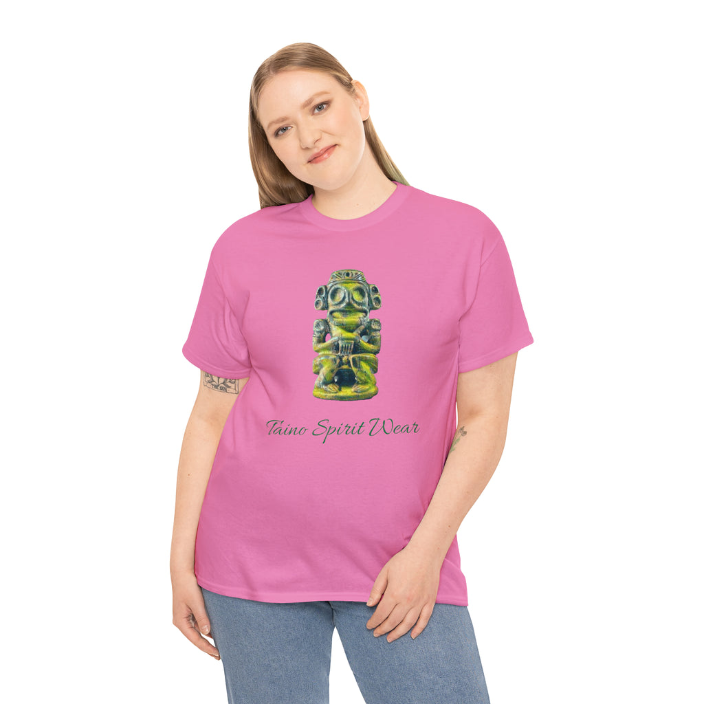 Taino Green Zemi Unisex Heavy Cotton Tee
