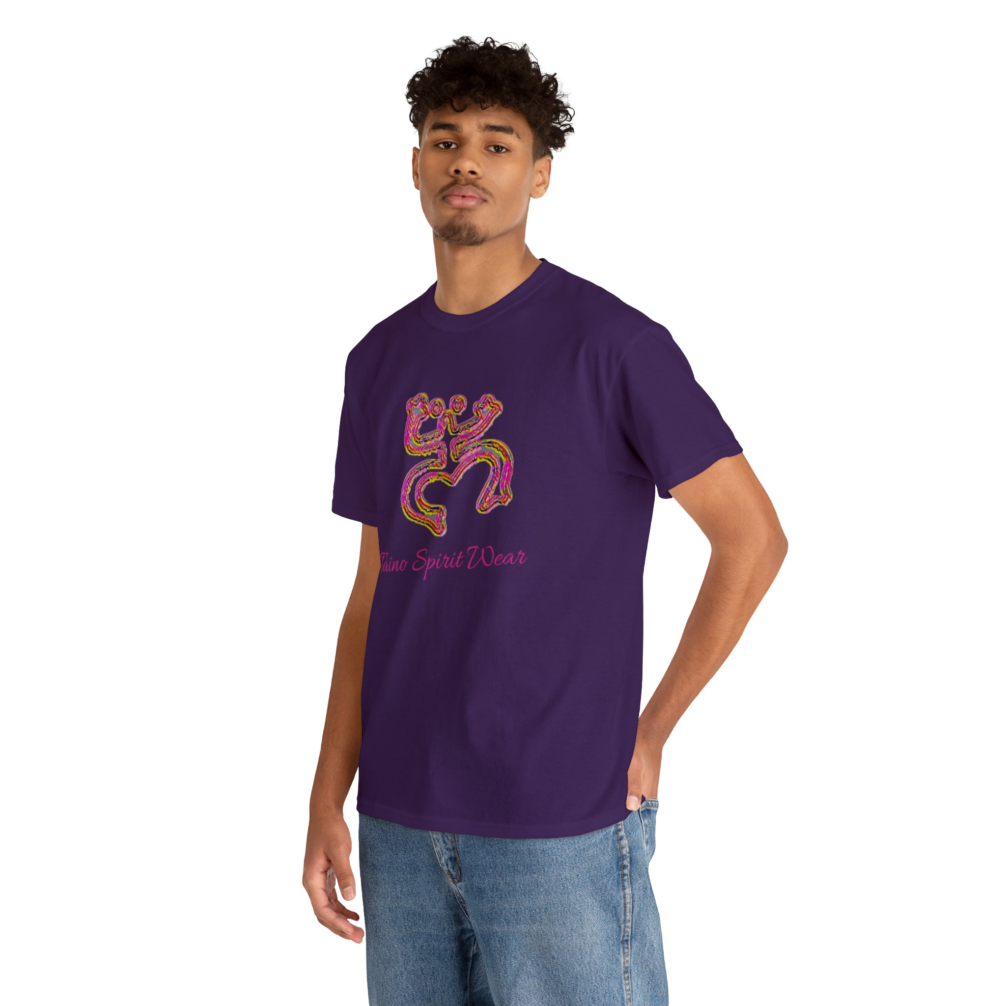 Taino/Puerto Rican Red Coqui Unisex Heavy Cotton Tee