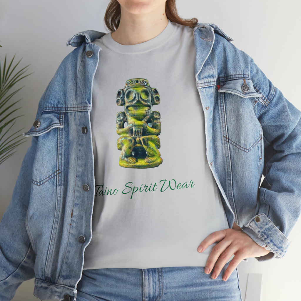 Taino Green Zemi Unisex Heavy Cotton Tee