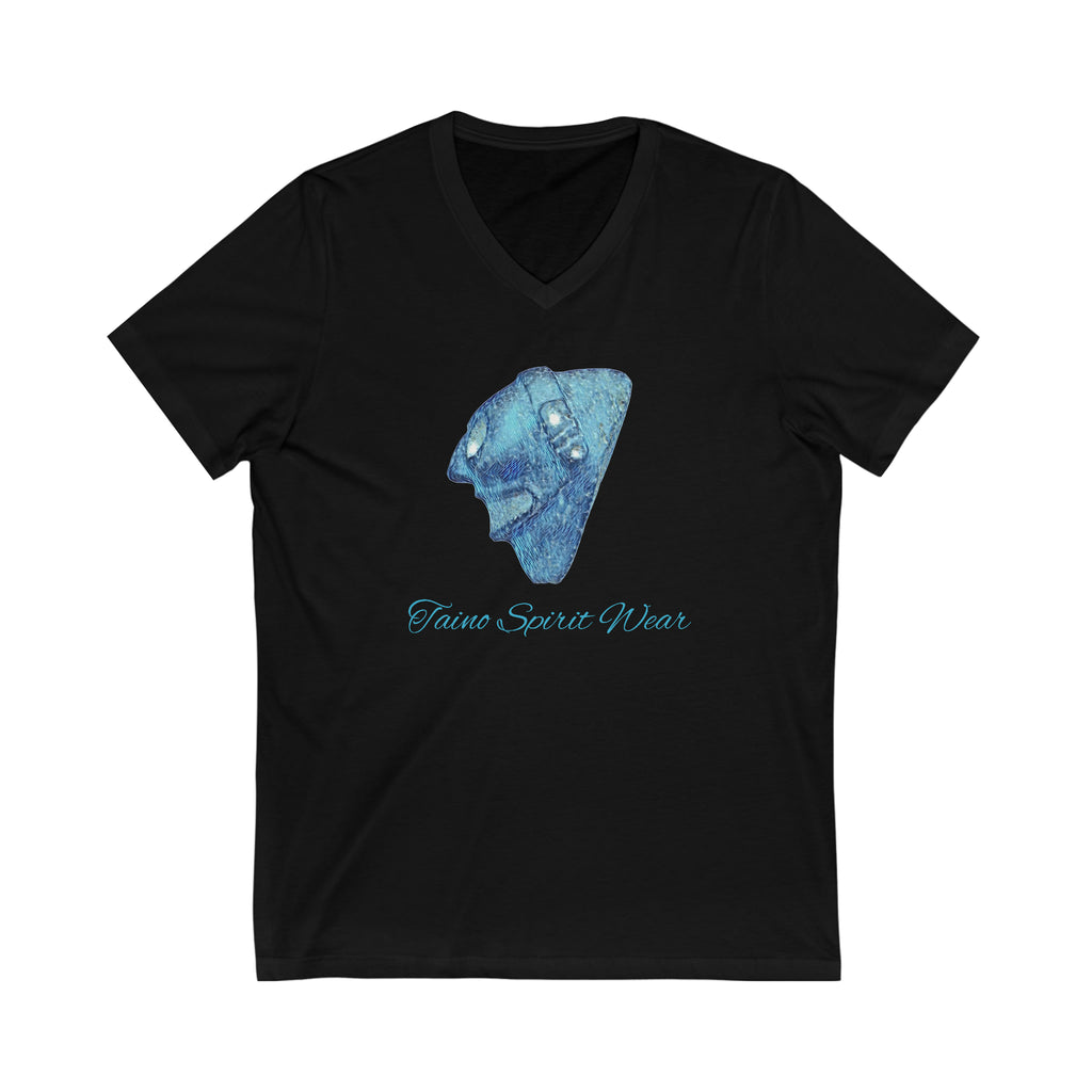 Taino Trigonolito Unisex Jersey Short Sleeve V-Neck Tee