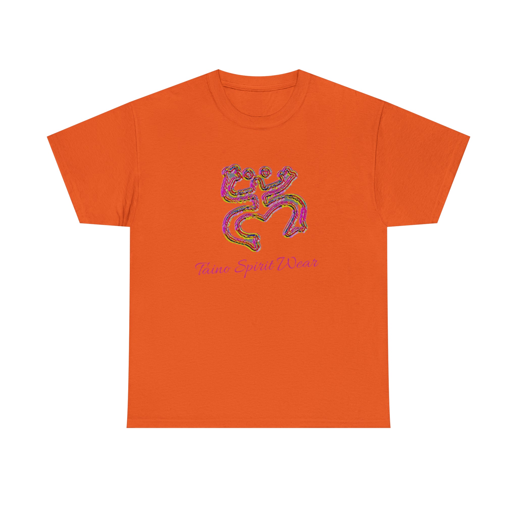 Taino/Puerto Rican Red Coqui Unisex Heavy Cotton Tee
