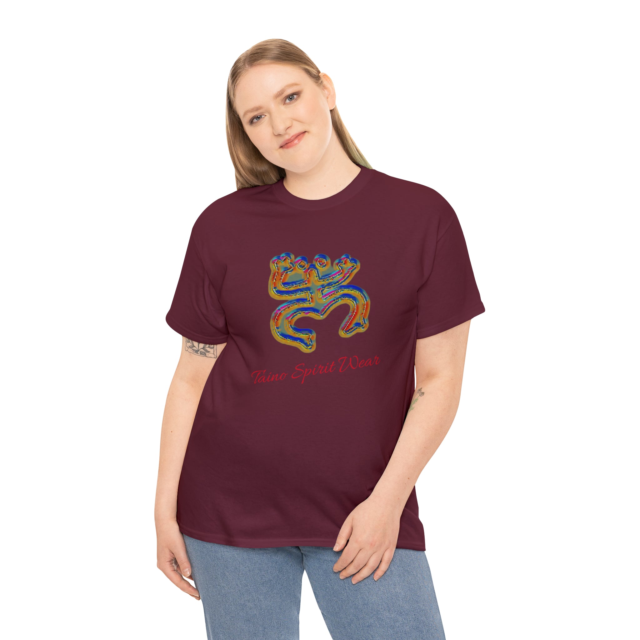Taino/Puerto Rican Coqui Unisex Heavy Cotton Tee