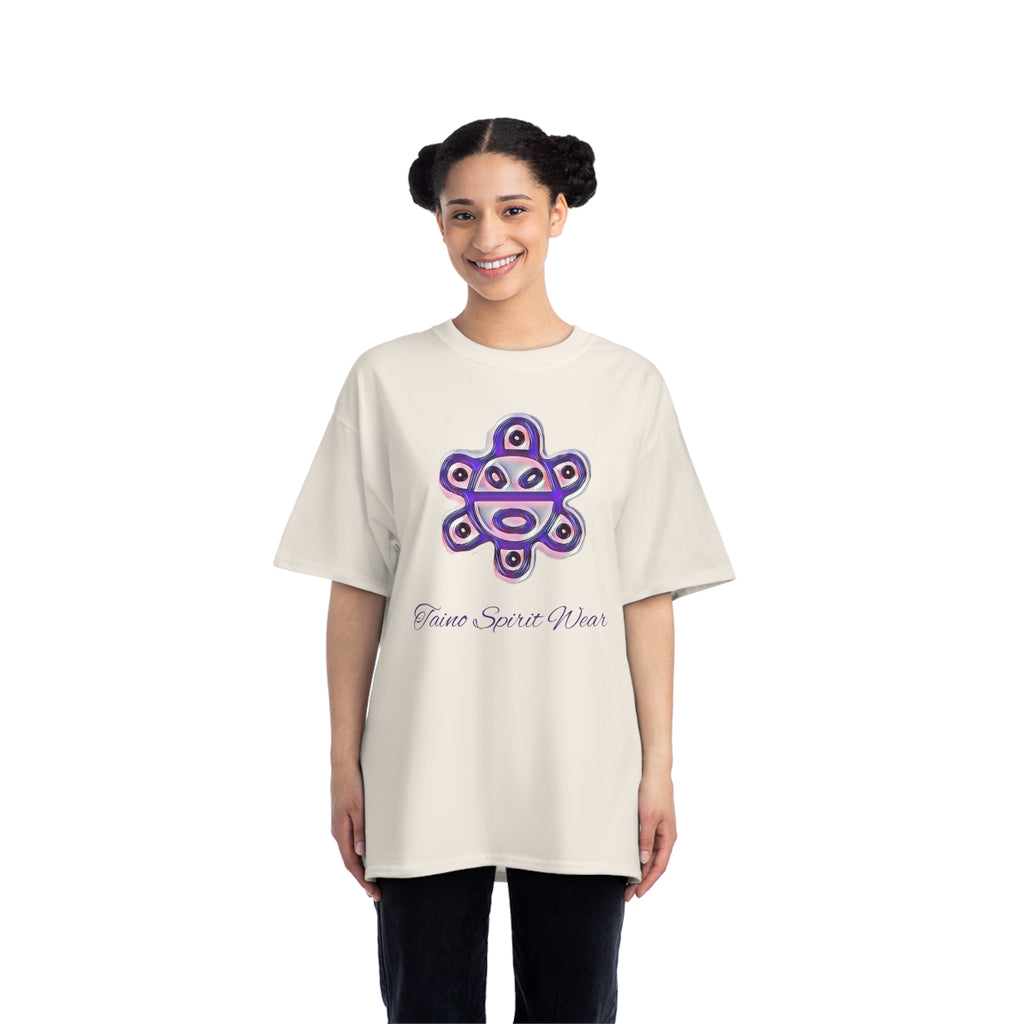 Purple Taino Sun Beefy-T®  Short-Sleeve T-Shirt