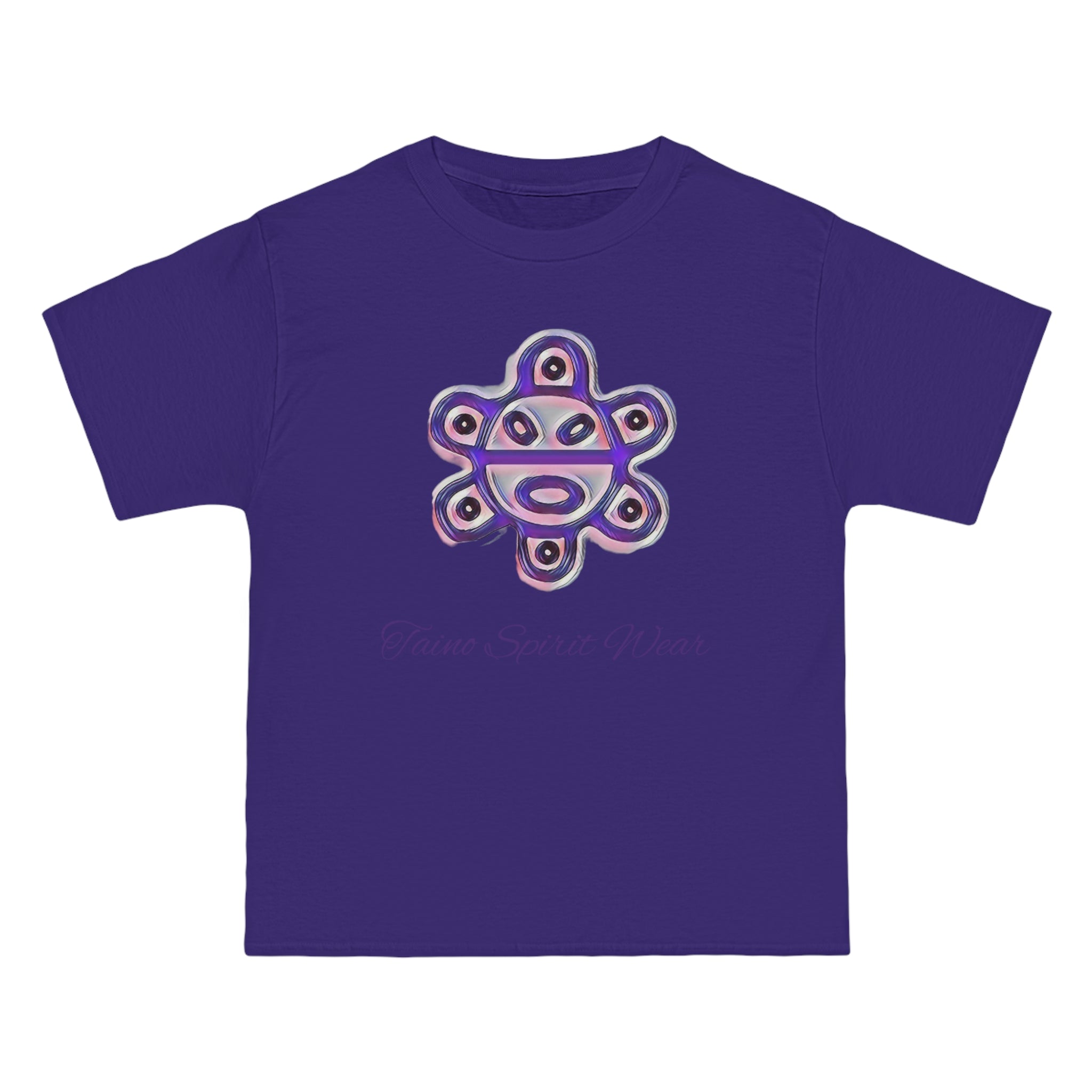 Purple Taino Sun Beefy-T®  Short-Sleeve T-Shirt