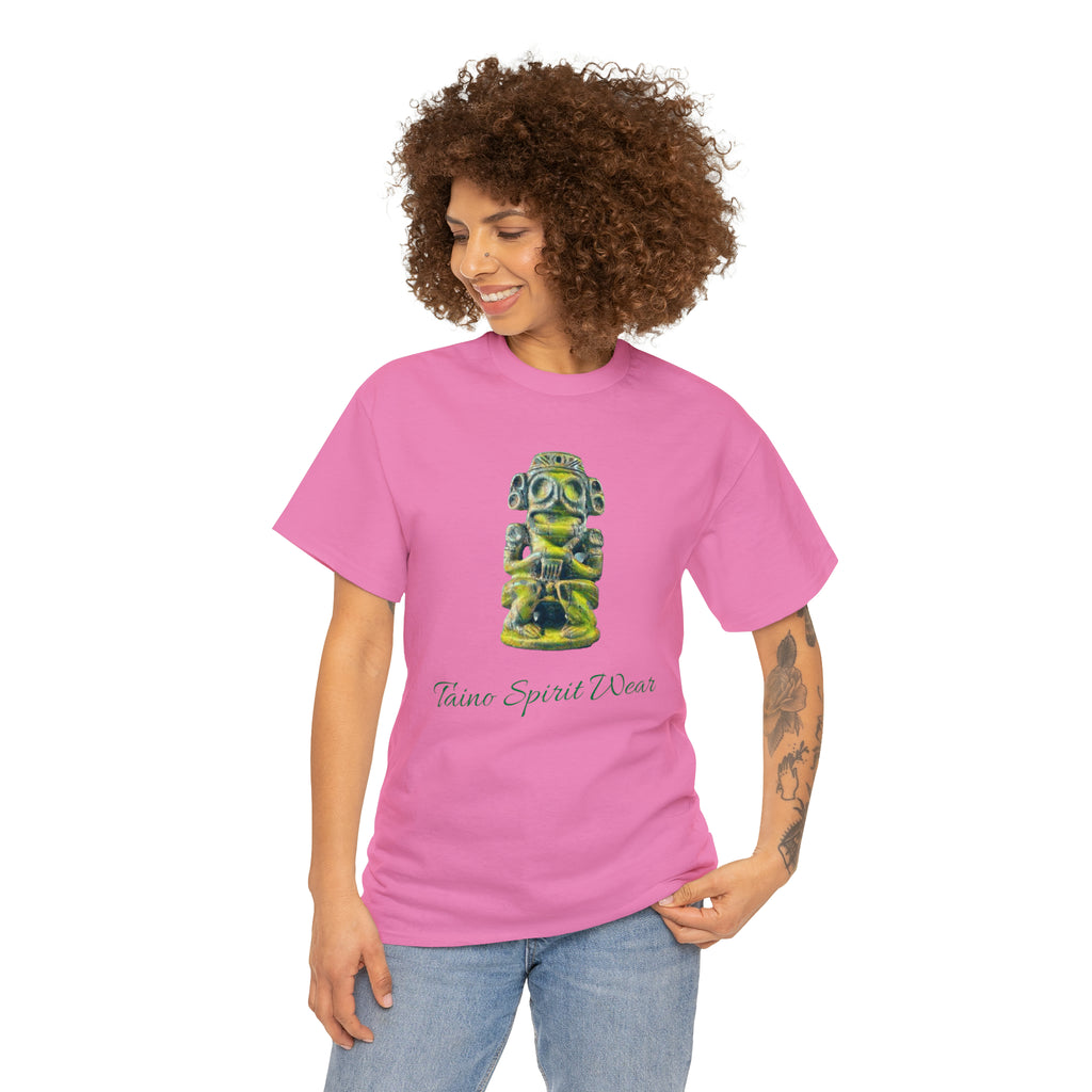 Taino Green Zemi Unisex Heavy Cotton Tee