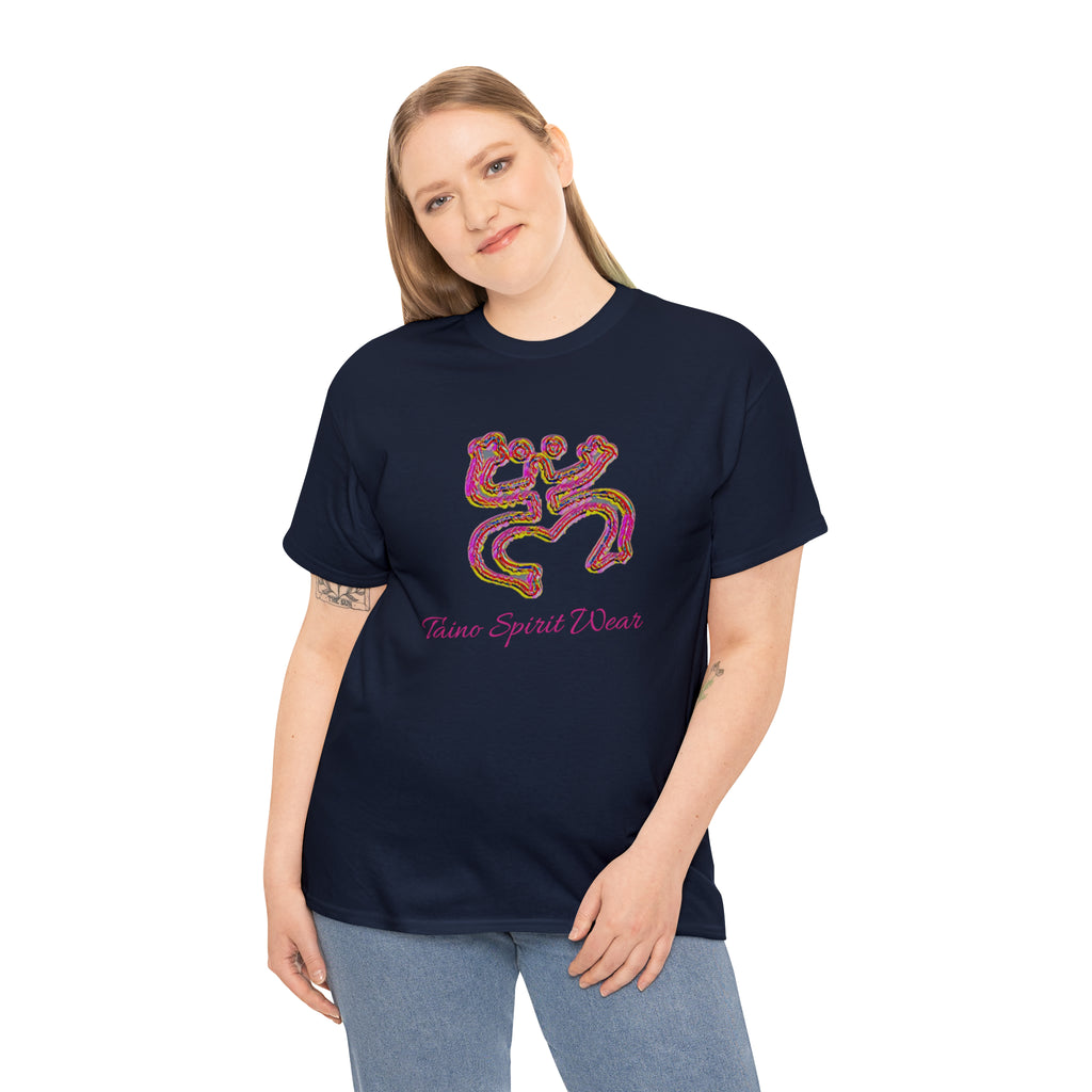 Taino/Puerto Rican Red Coqui Unisex Heavy Cotton Tee