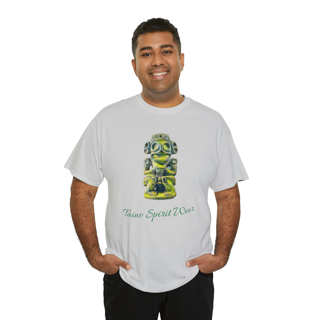 Taino Green Zemi Unisex Heavy Cotton Tee