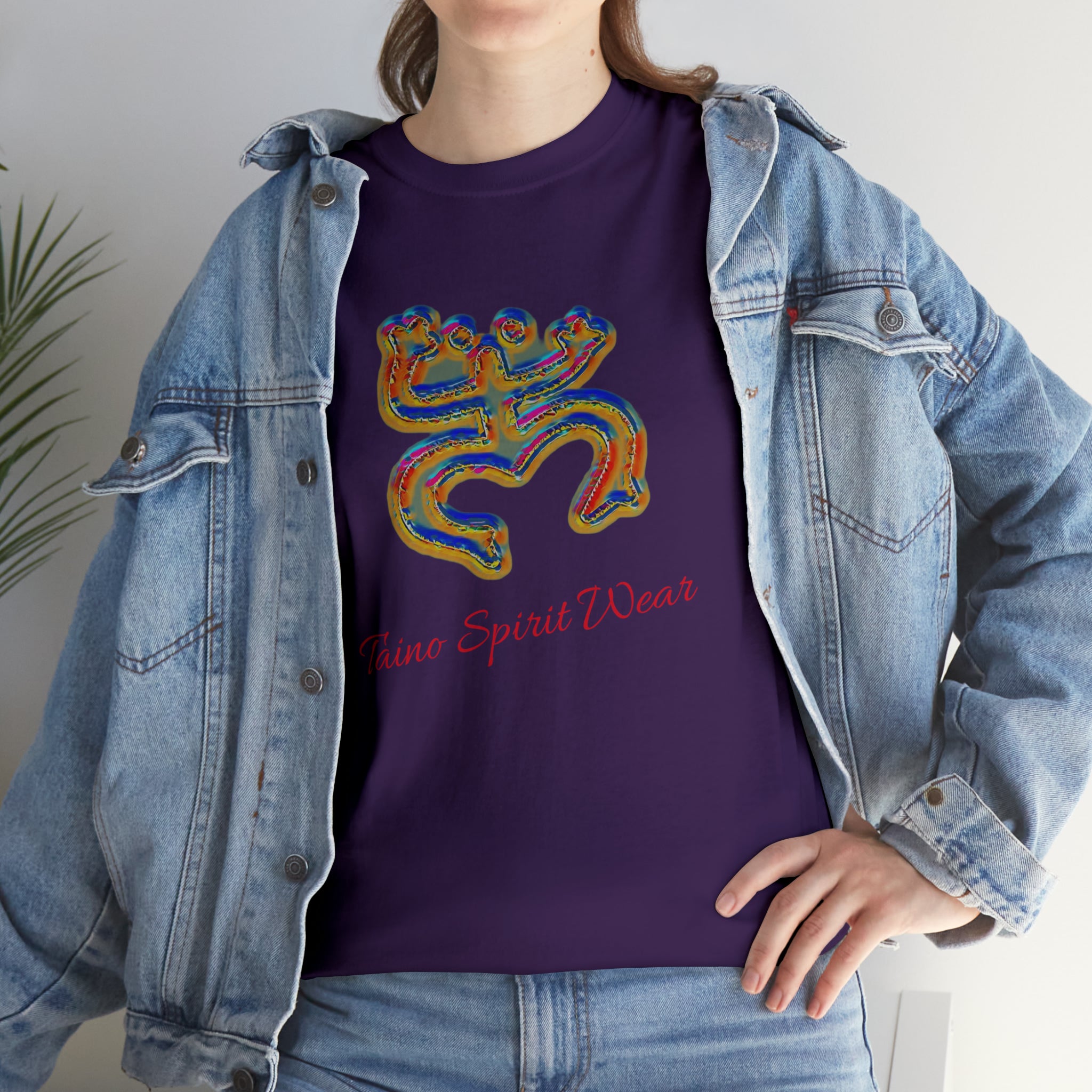 Taino/Puerto Rican Coqui Unisex Heavy Cotton Tee