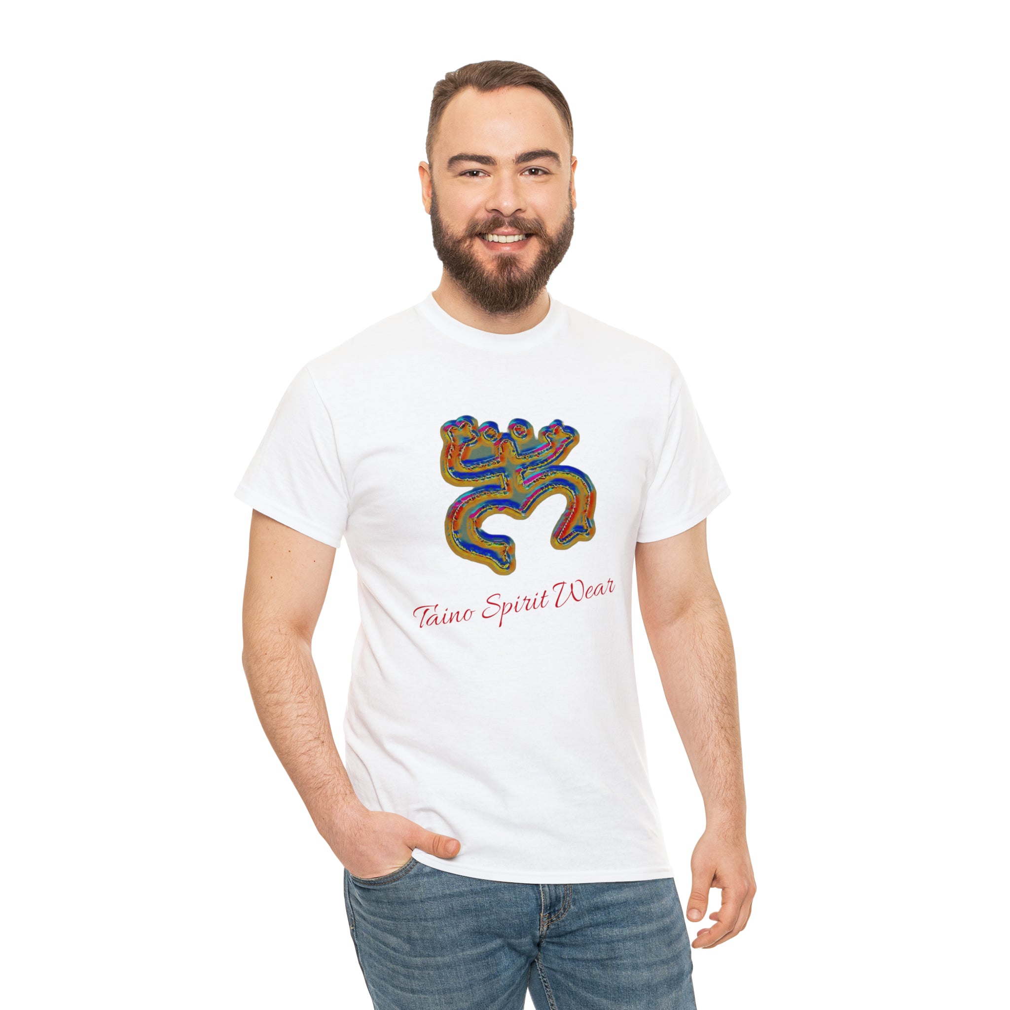 Taino/Puerto Rican Coqui Unisex Heavy Cotton Tee