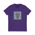 Taino Artifact Patch Unisex Jersey Short Sleeve V-Neck Tee