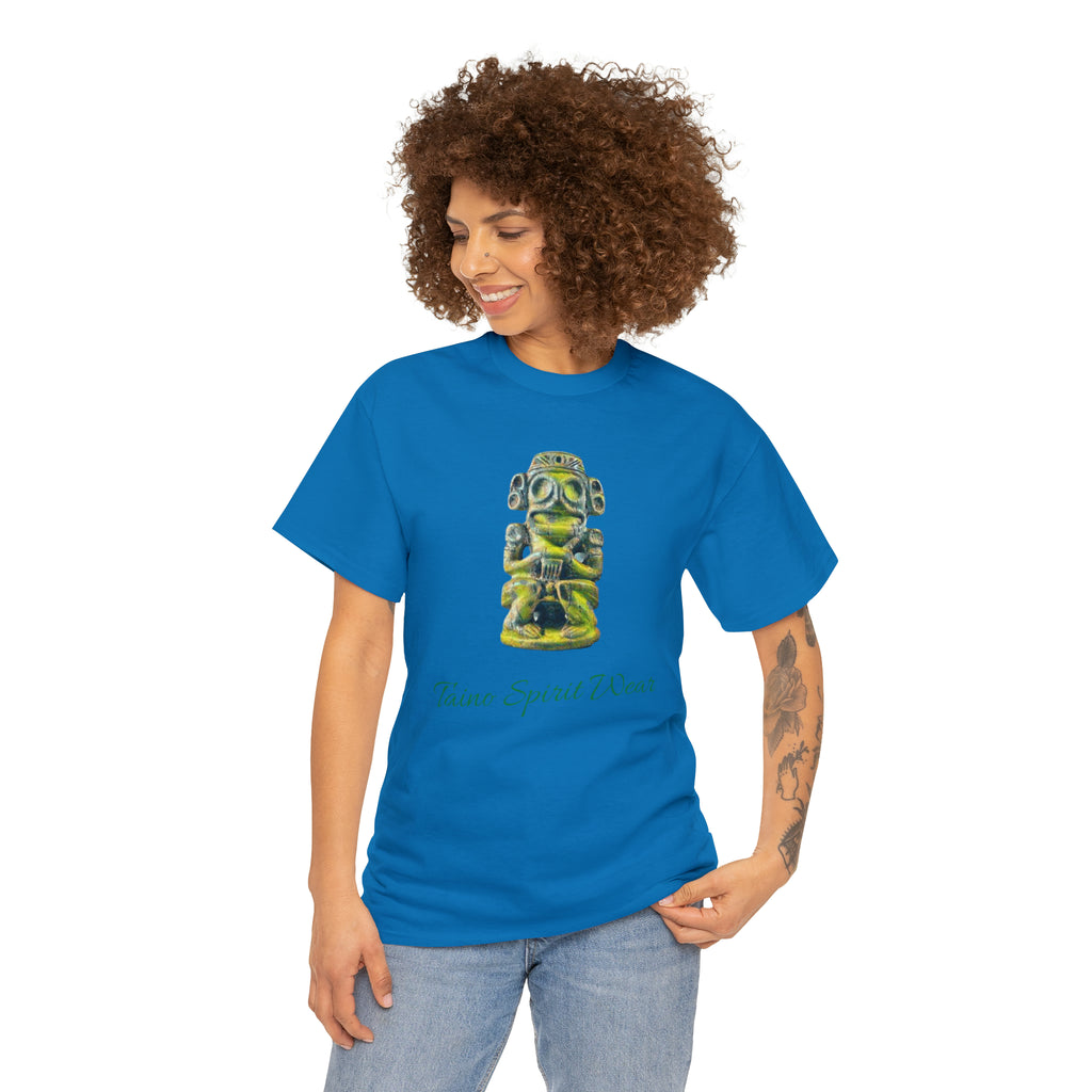 Taino Green Zemi Unisex Heavy Cotton Tee