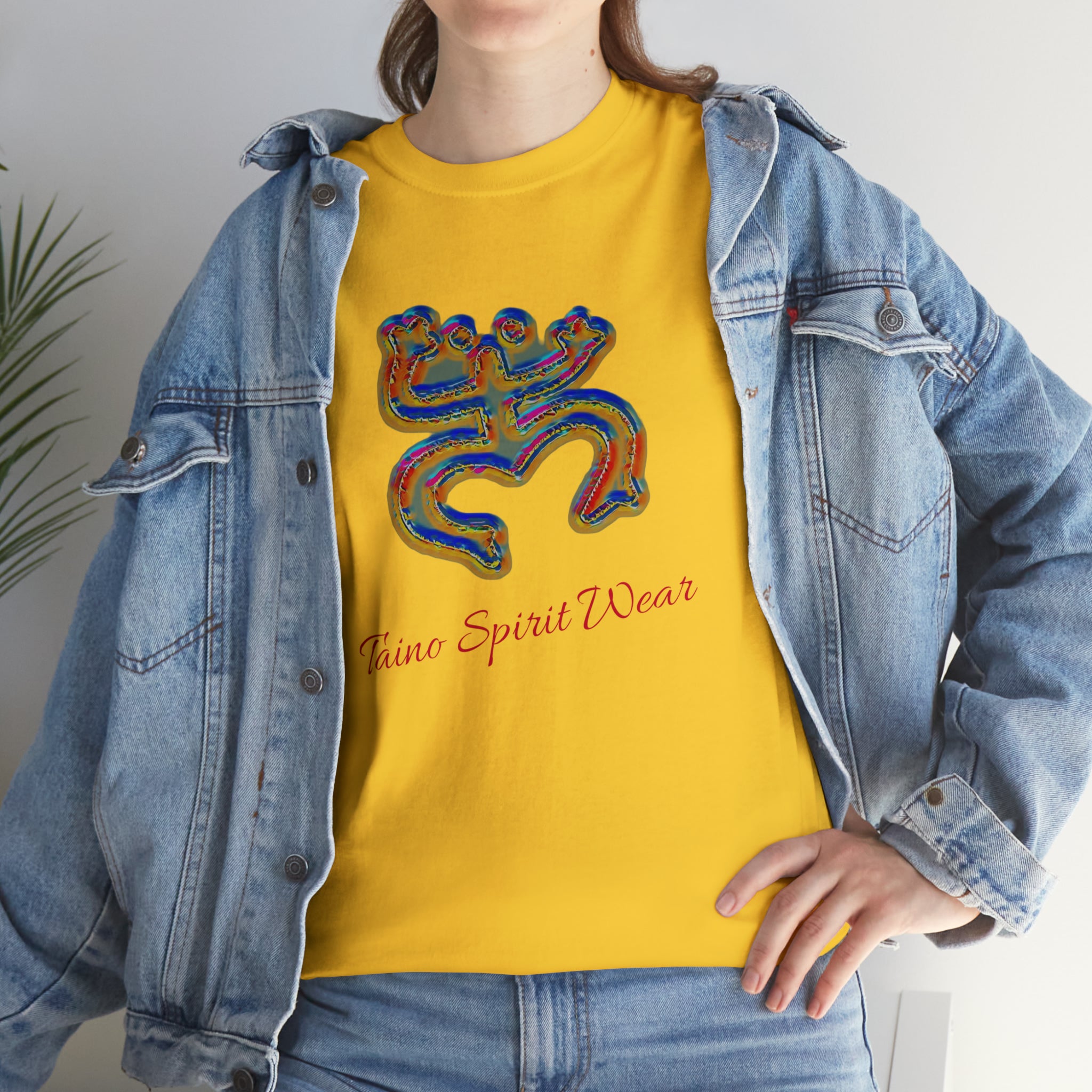 Taino/Puerto Rican Coqui Unisex Heavy Cotton Tee