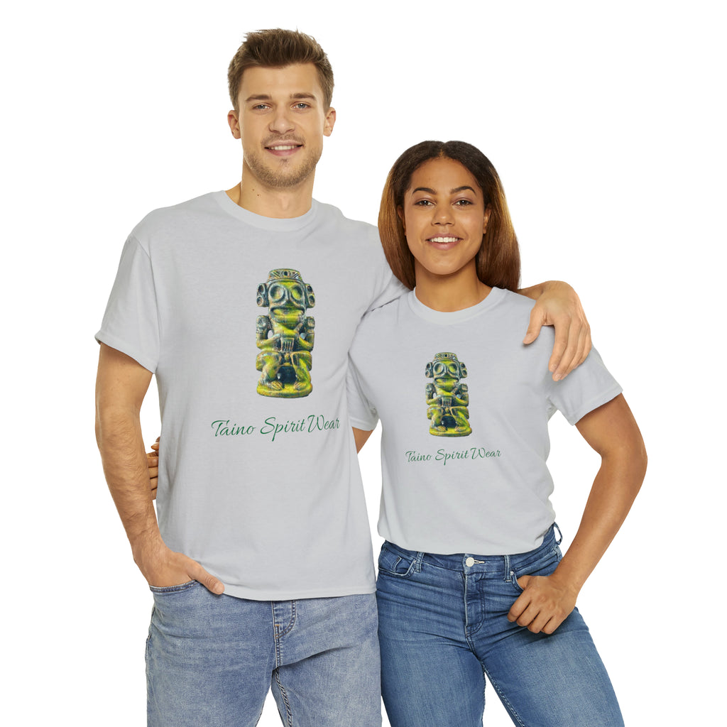 Taino Green Zemi Unisex Heavy Cotton Tee